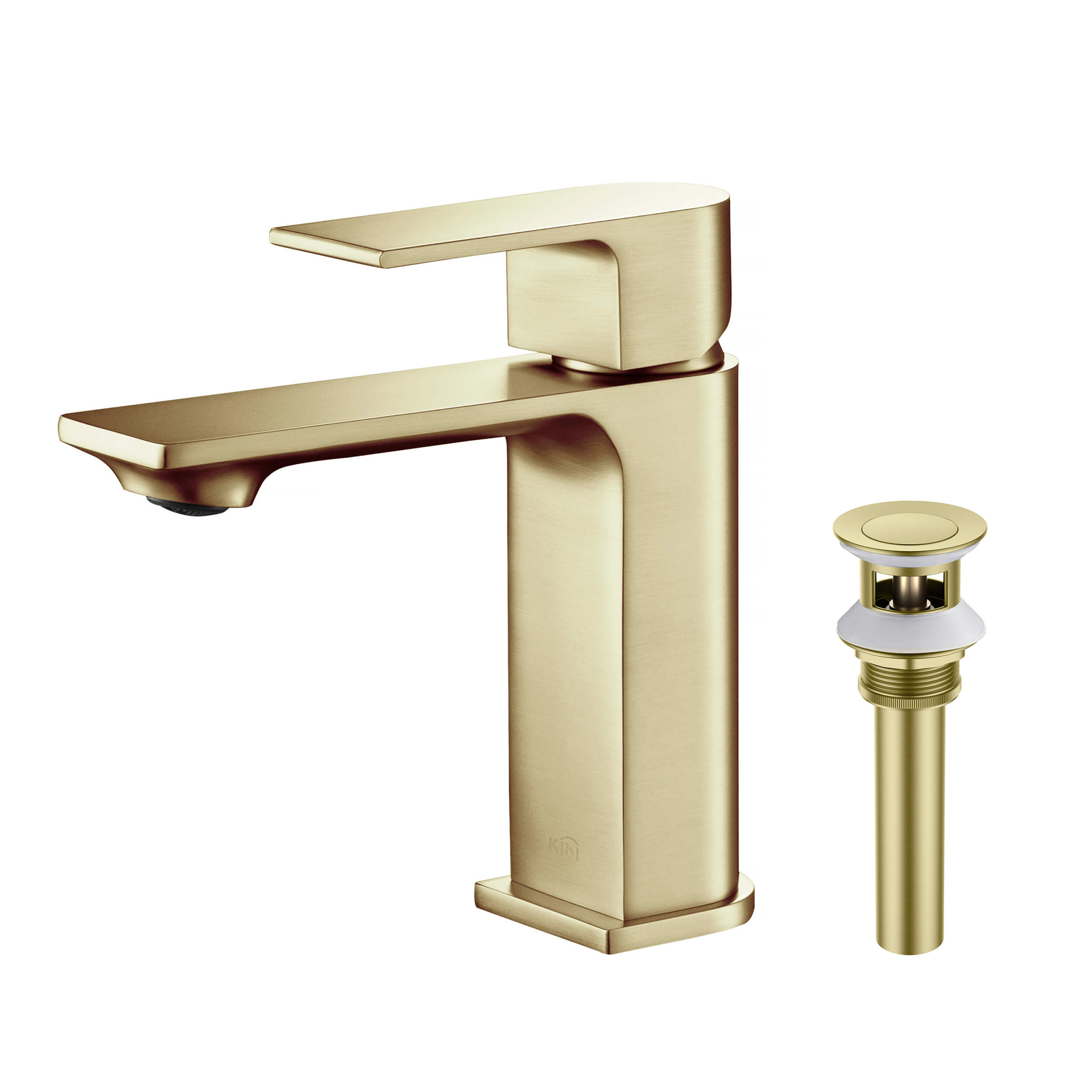 Mirage Brass Single Handle Bathroom Vanity Sink Faucet - C-KBF1001-KPW100 view 1