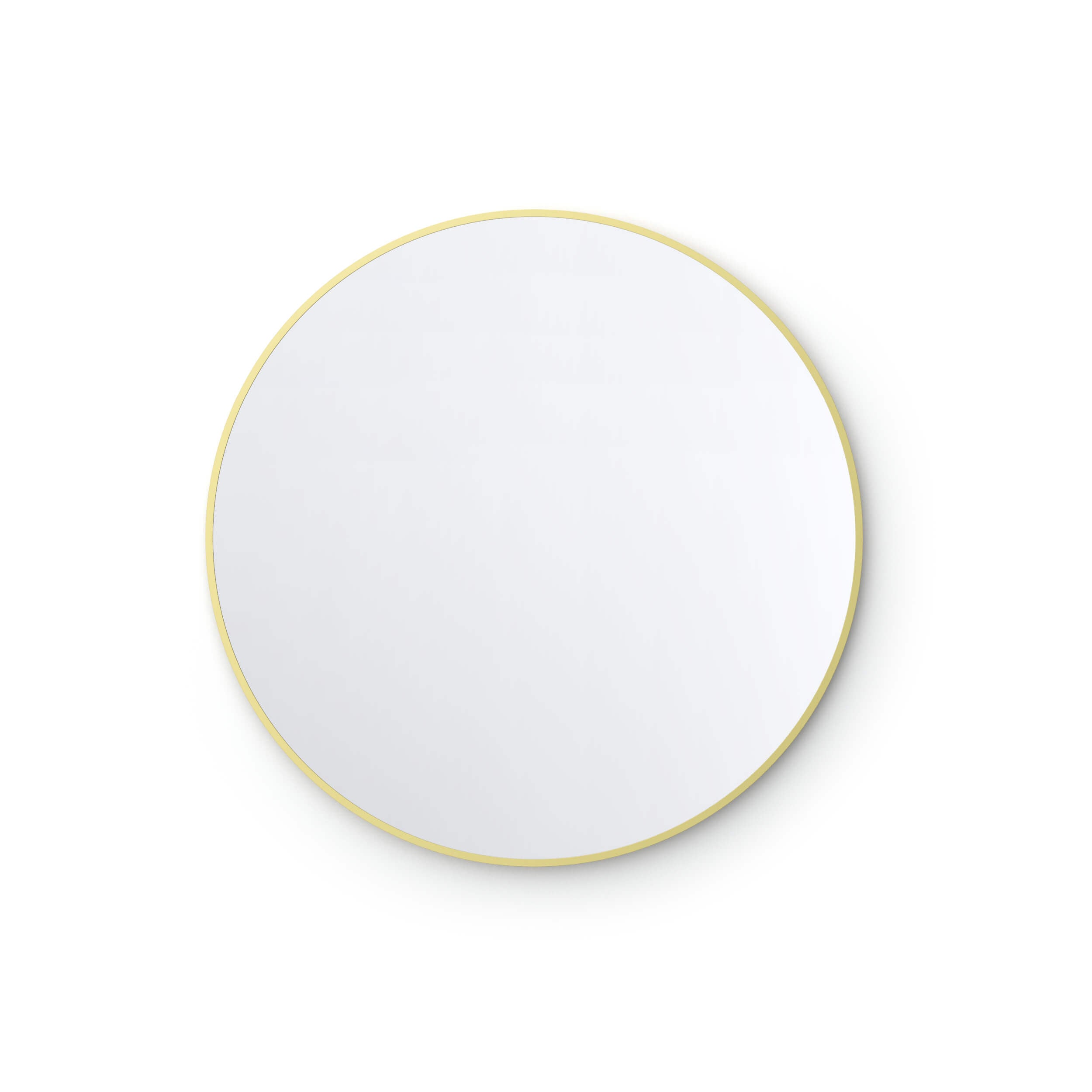 28" Shatterproof Wall Mount Metal Frame Mirror - FM3-R28 view 1