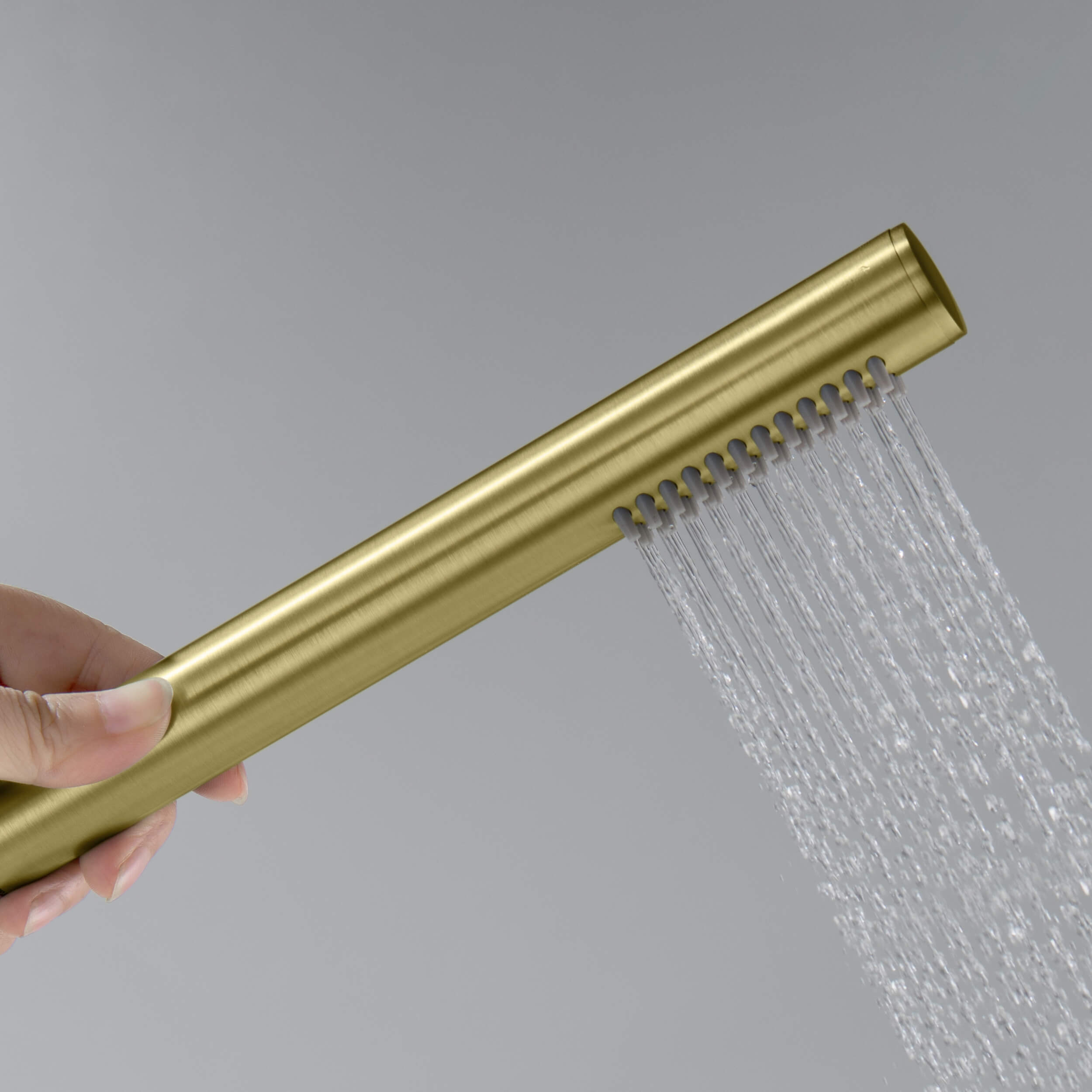 Circular Metal Handheld Shower Head HS102 view 4