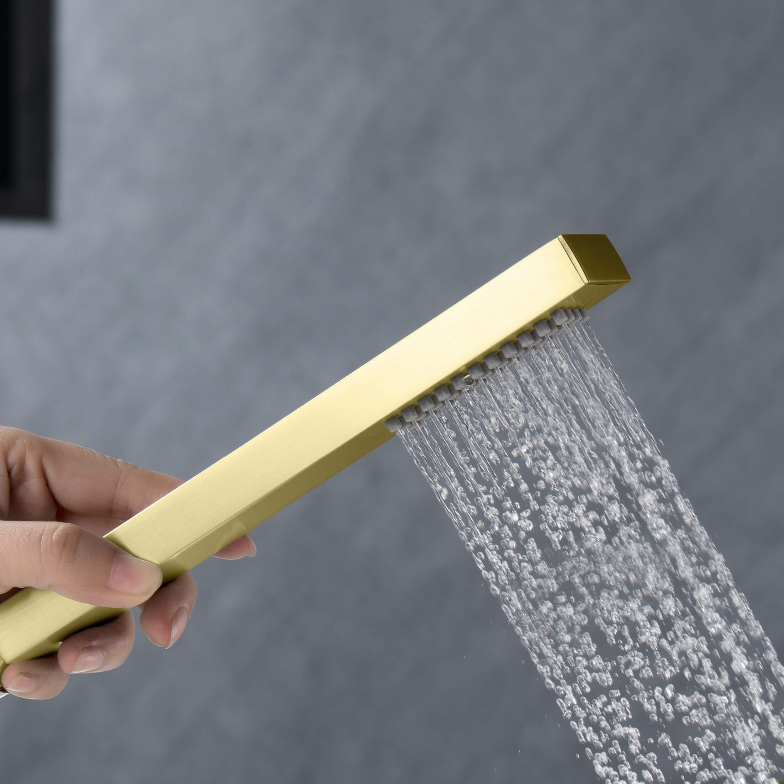 Cube Metal Handheld Shower Head HS103 view 4