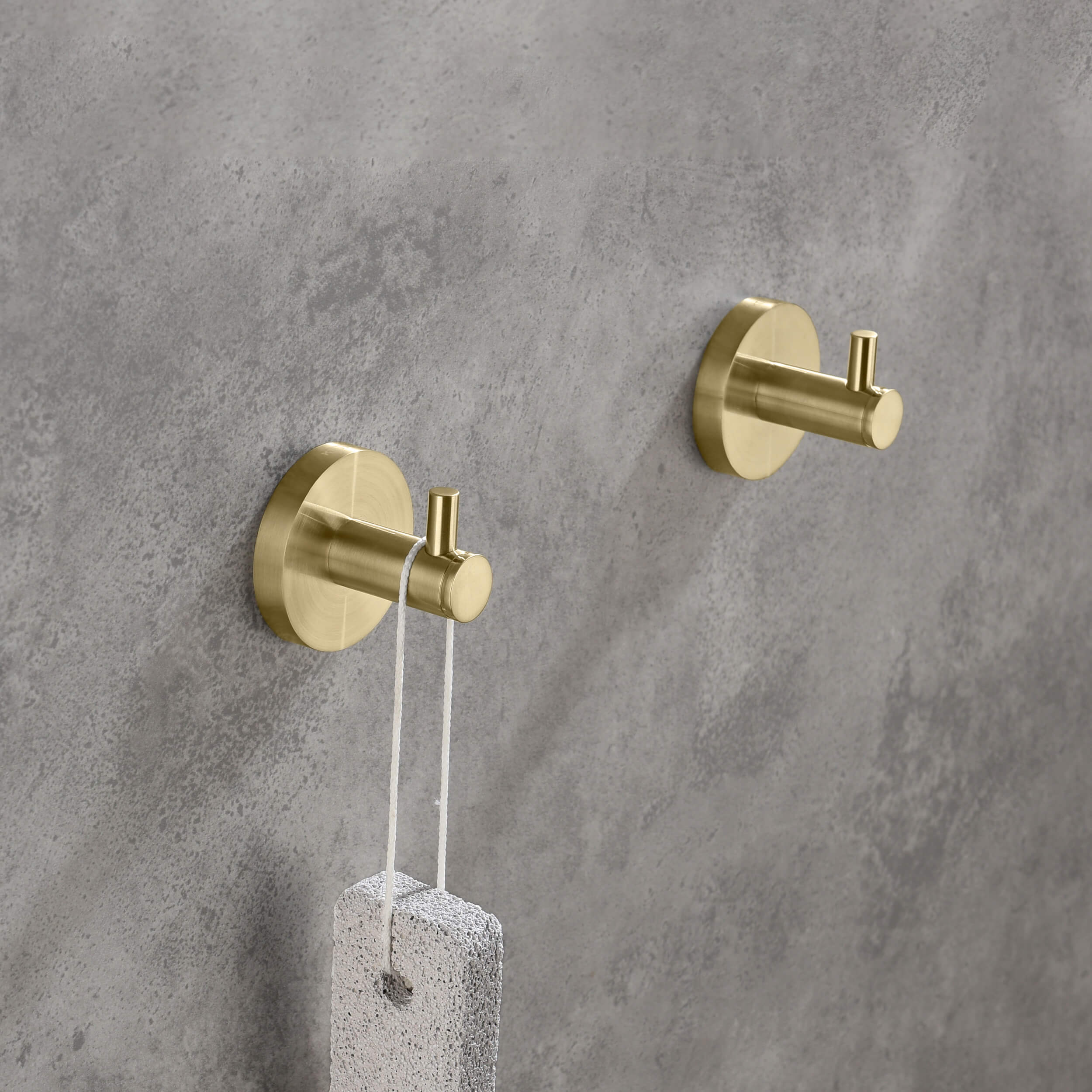 Circular Bathroom Towel & Robe Hook - KBA1401 view 2