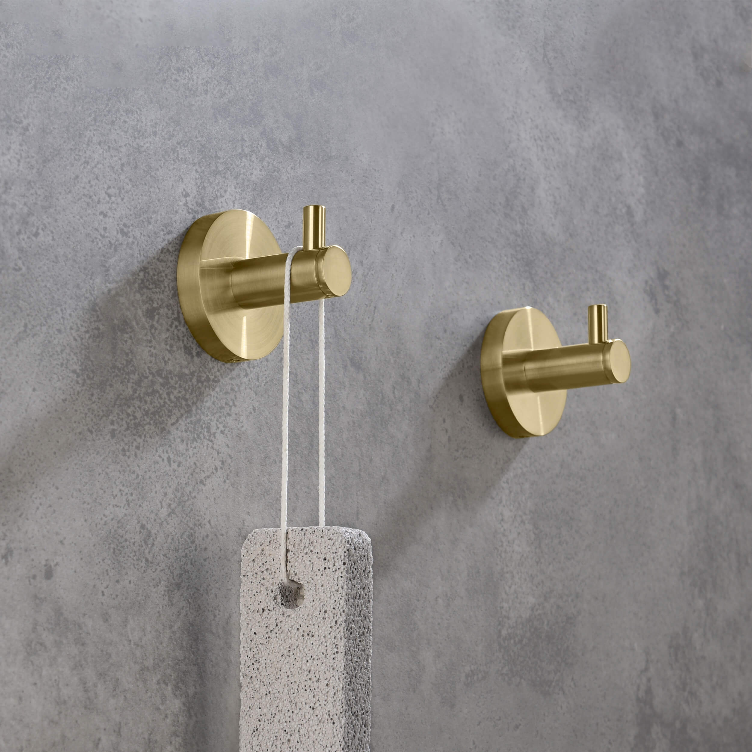 Circular Bathroom Towel & Robe Hook - KBA1401 view 3