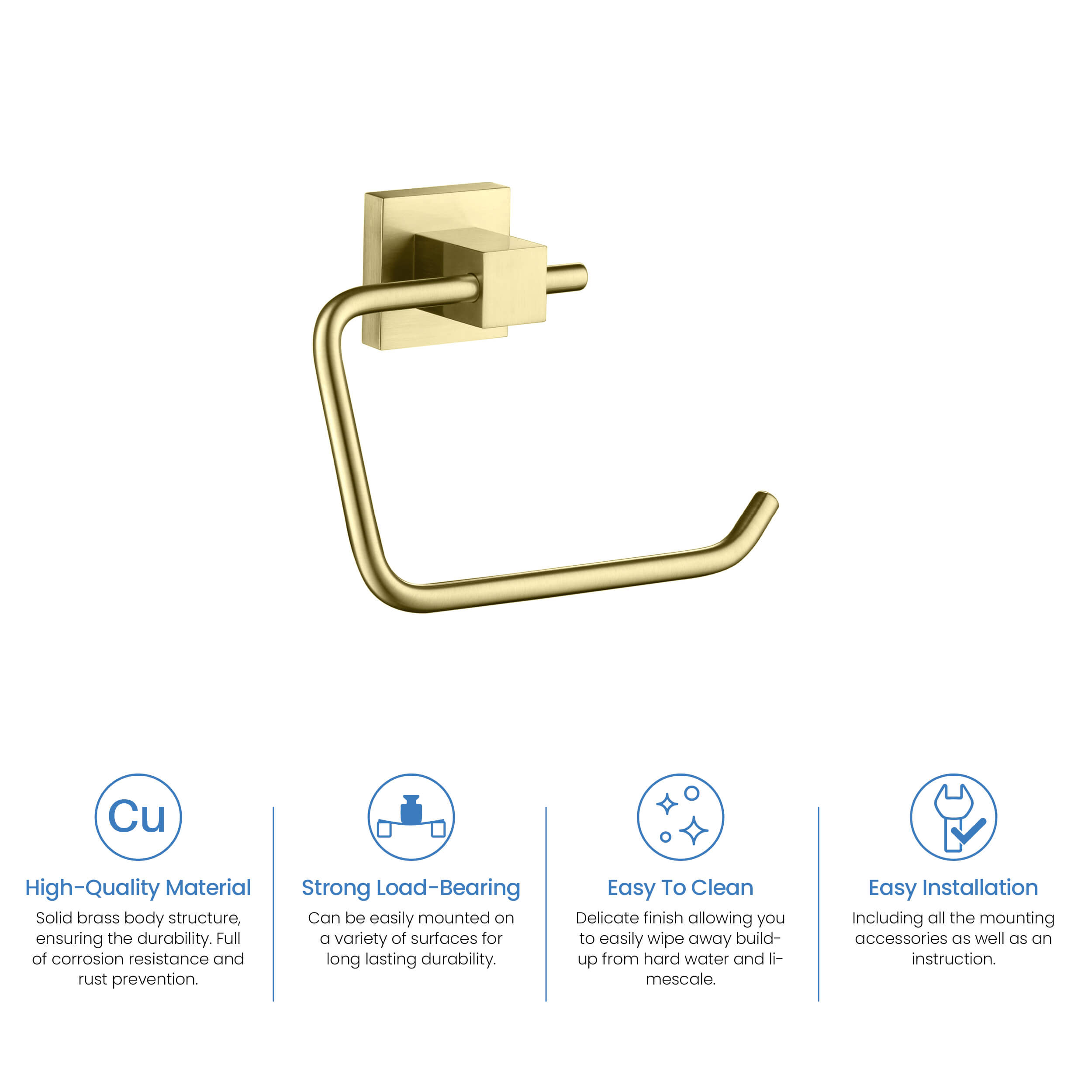 Cube Bathroom Toilet Paper Holder KBA1505 view 4