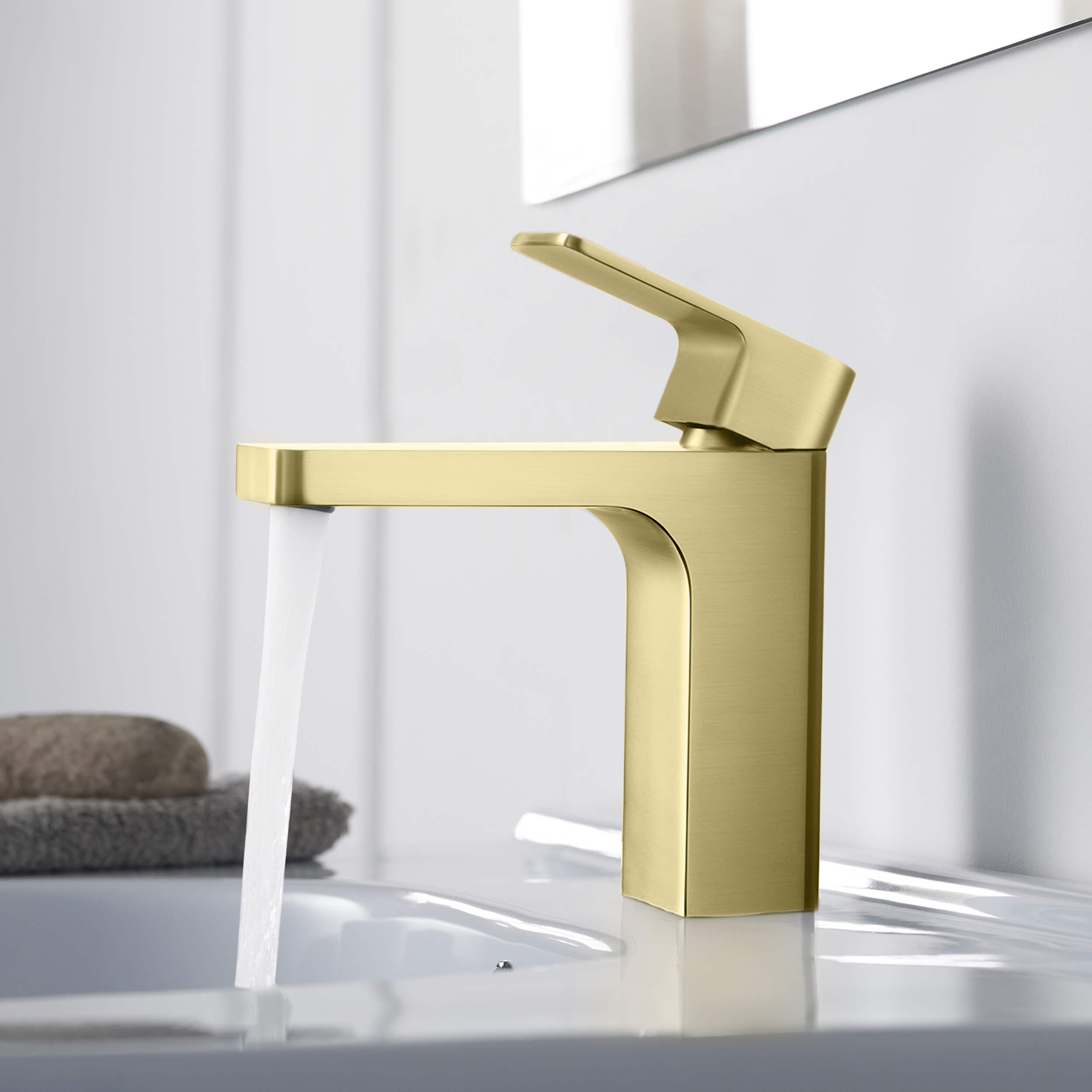 Blaze Single Handle Bathroom Vanity Sink Faucet with Pop Up Drain C-KBF1017-KPW100 view 4