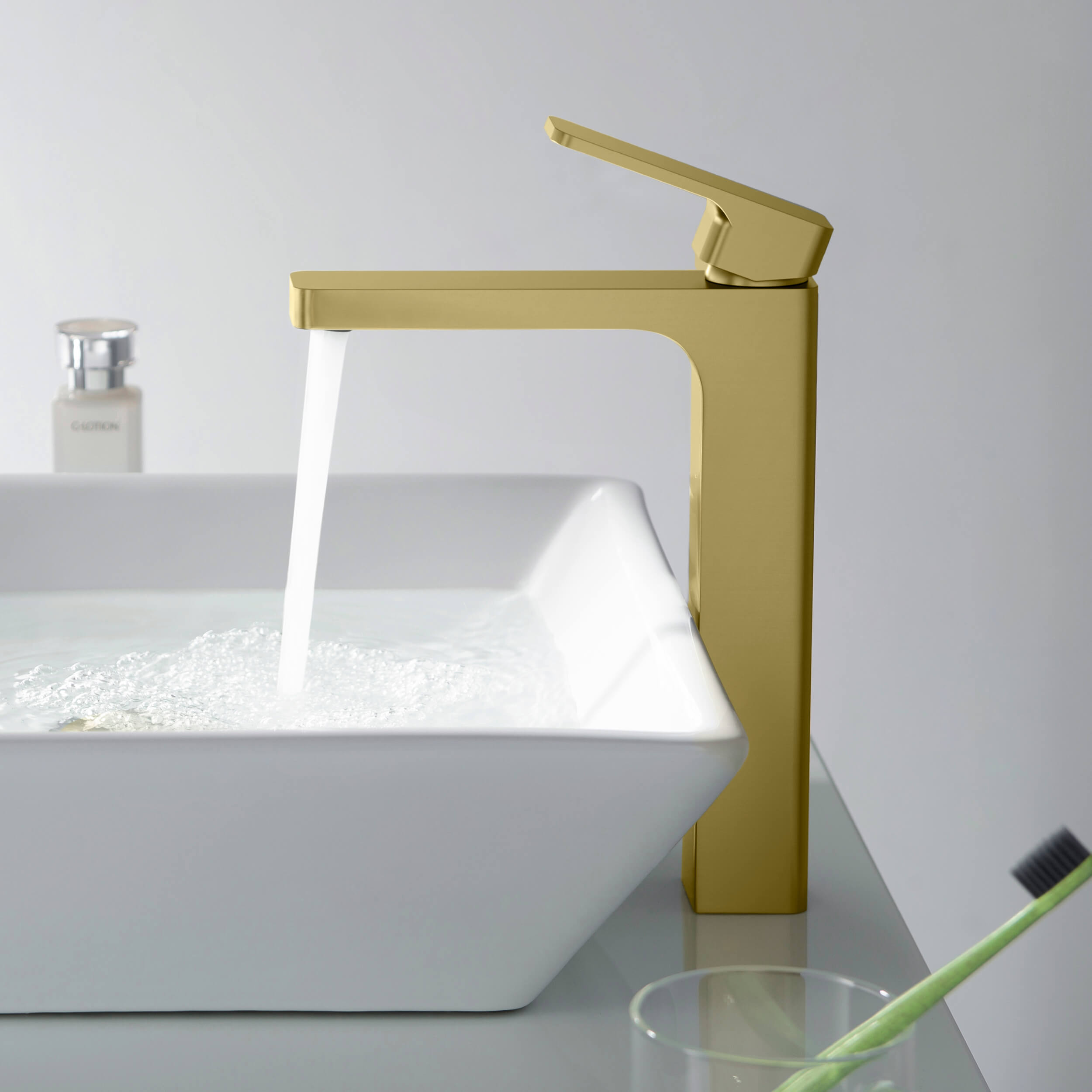 Blaze-T Single Handle Bathroom Vessel Sink Faucet with Pop Up Drain C-KBF1018-KPW101 view 2