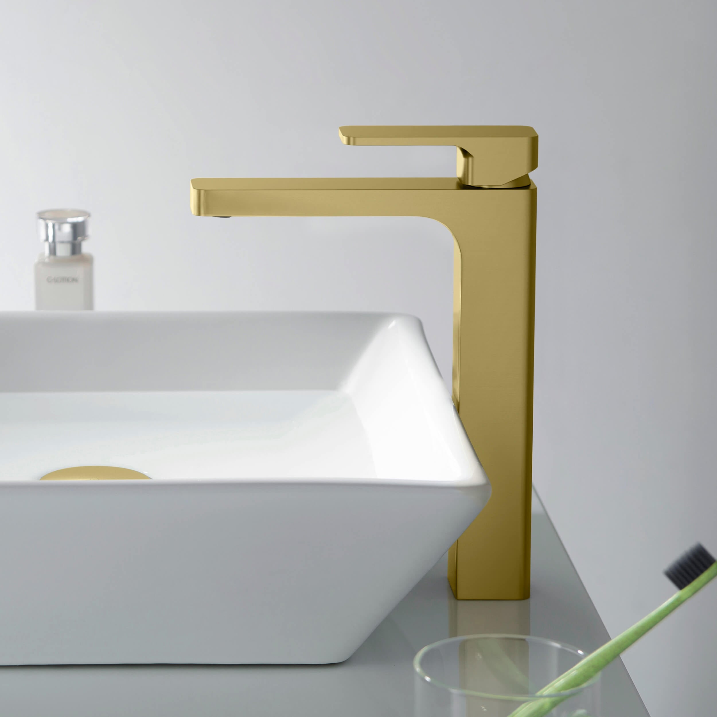 Blaze-T Single Handle Bathroom Vessel Sink Faucet with Pop Up Drain C-KBF1018-KPW101 view 3
