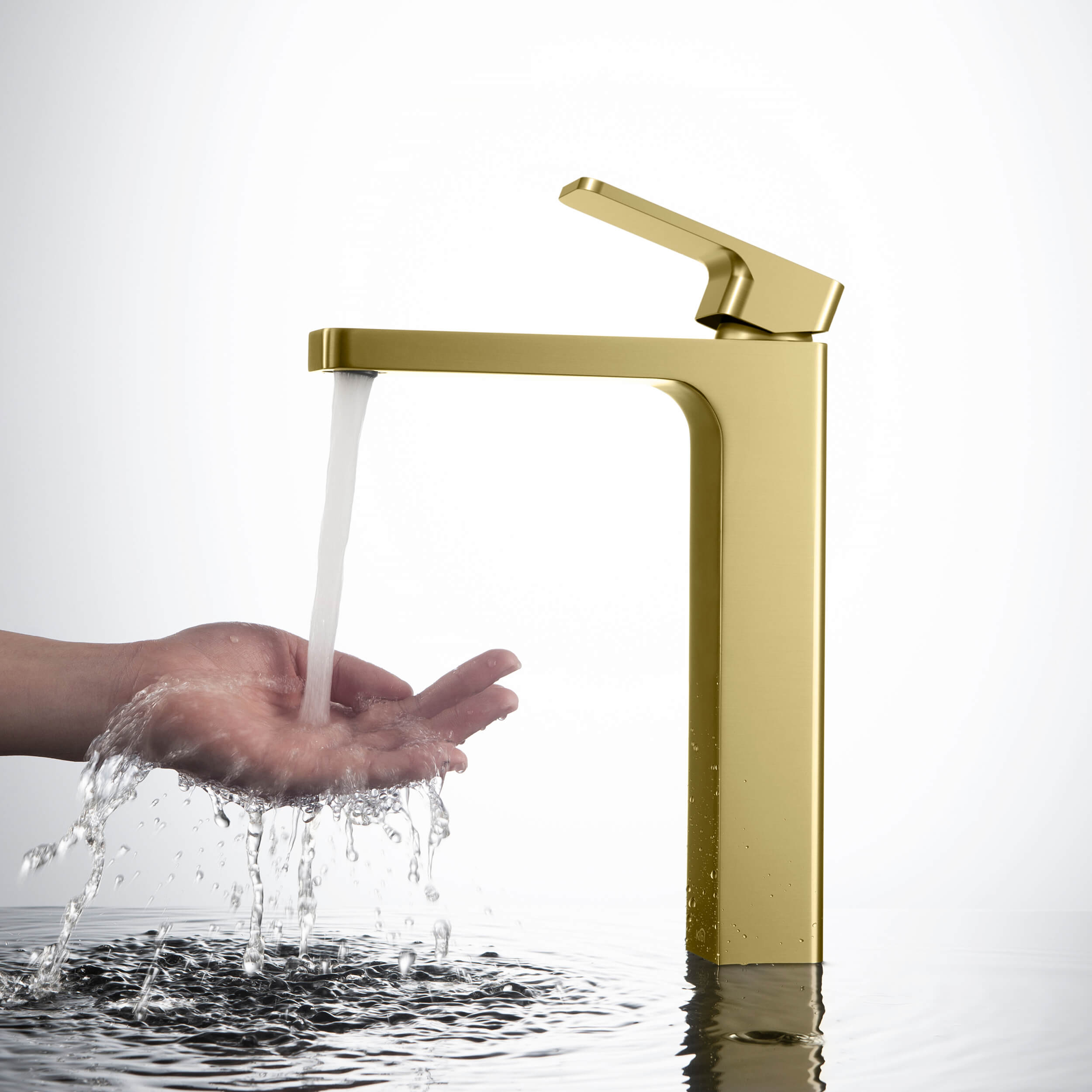 Blaze-T Single Handle Bathroom Vessel Sink Faucet with Pop Up Drain C-KBF1018-KPW101 view 4