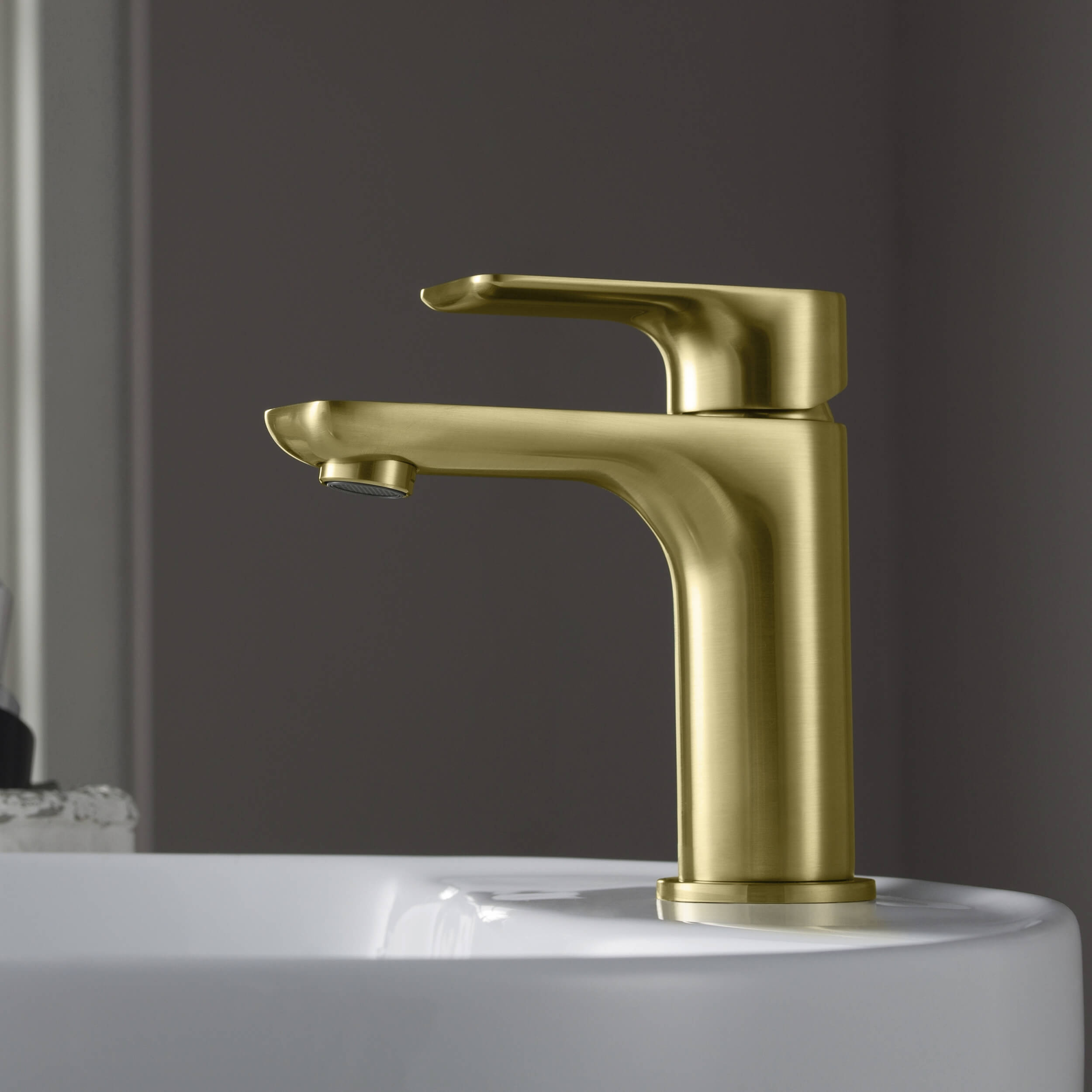 Tender Single Handle Bathroom Vanity Sink Faucet with Pop Up Drain C-KBF1019-KPW100 view 4
