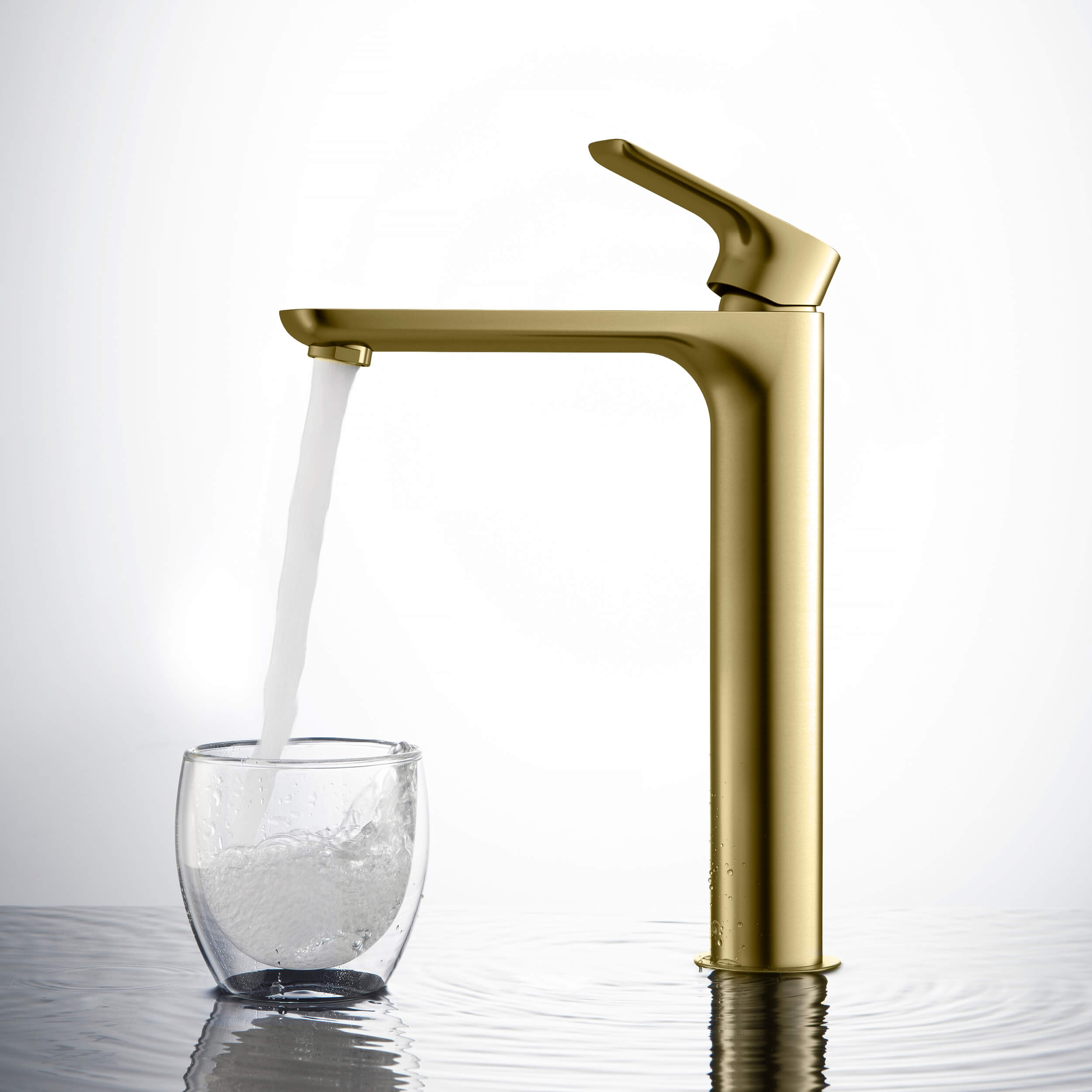 Tender-T Single Handle Bathroom Vessel Sink Faucet with Pop Up Drain C-KBF1020-KPW101 view 5