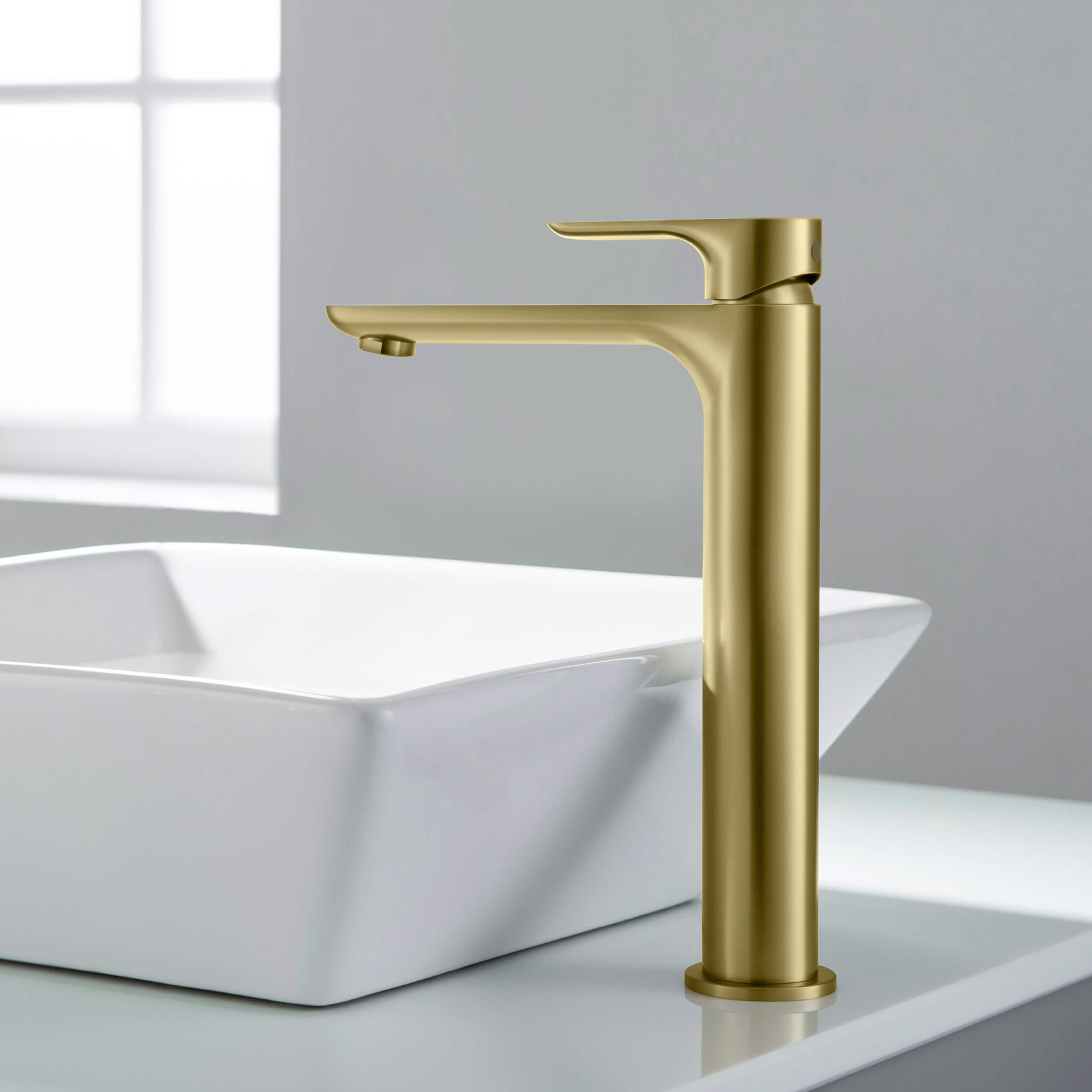 Tender-T Single Handle Bathroom Vessel Sink Faucet with Pop Up Drain C-KBF1020-KPW101 view 3