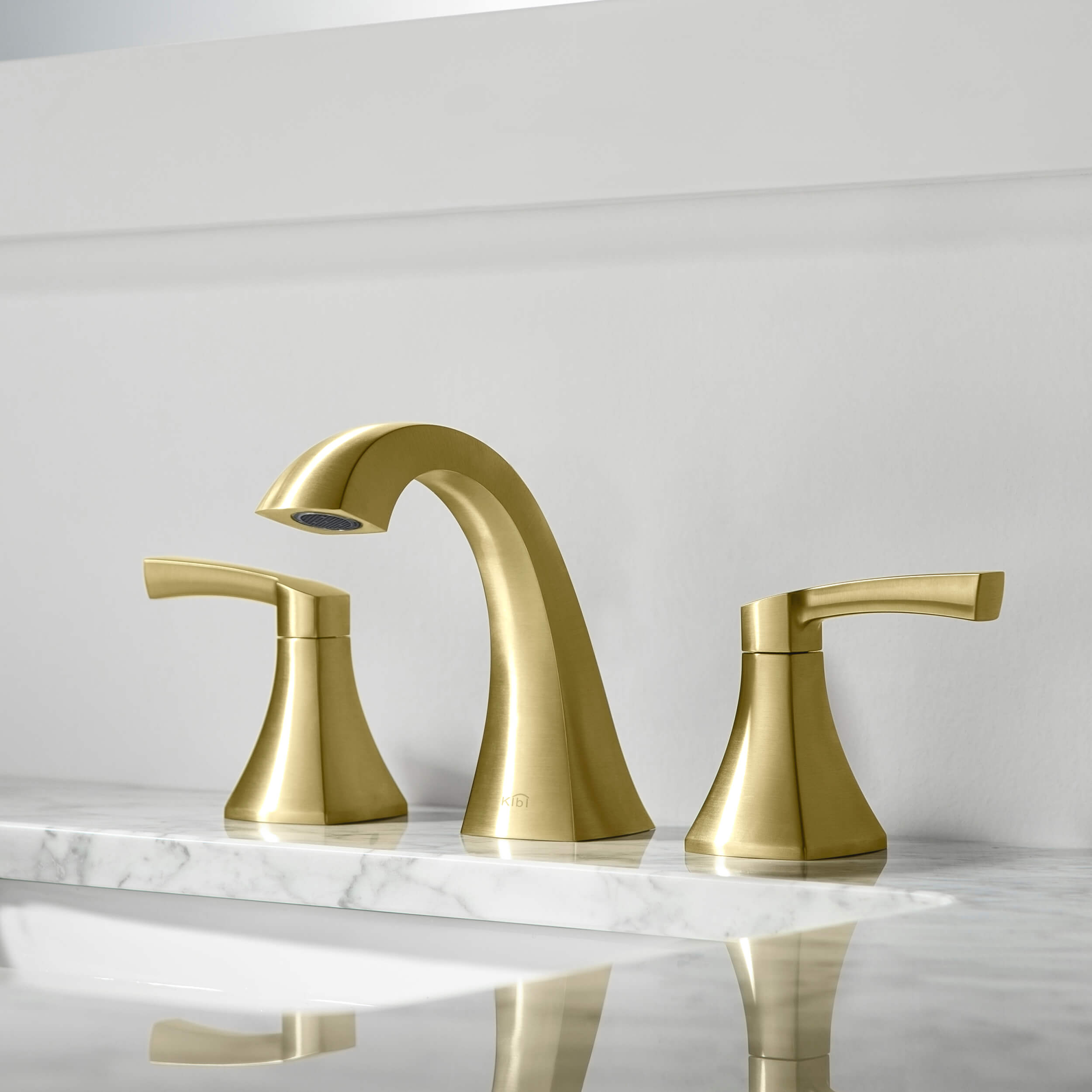 Pyramid II Bathroom Sink 8" Widespread Faucet with Drain Assembly KBF1022 view 2