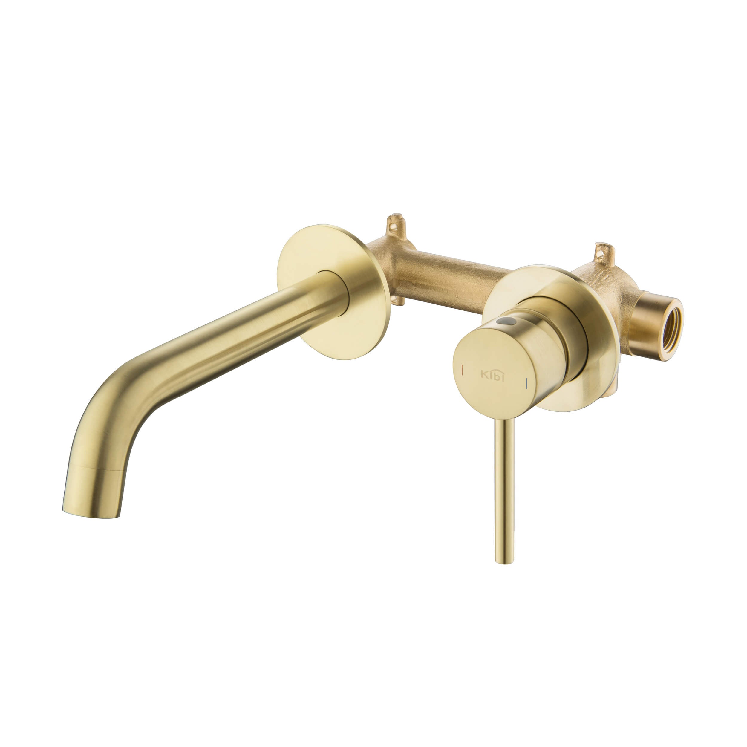 Circular Single Handle Wall Mounted Bathroom Sink Faucet KBF1023 view 1