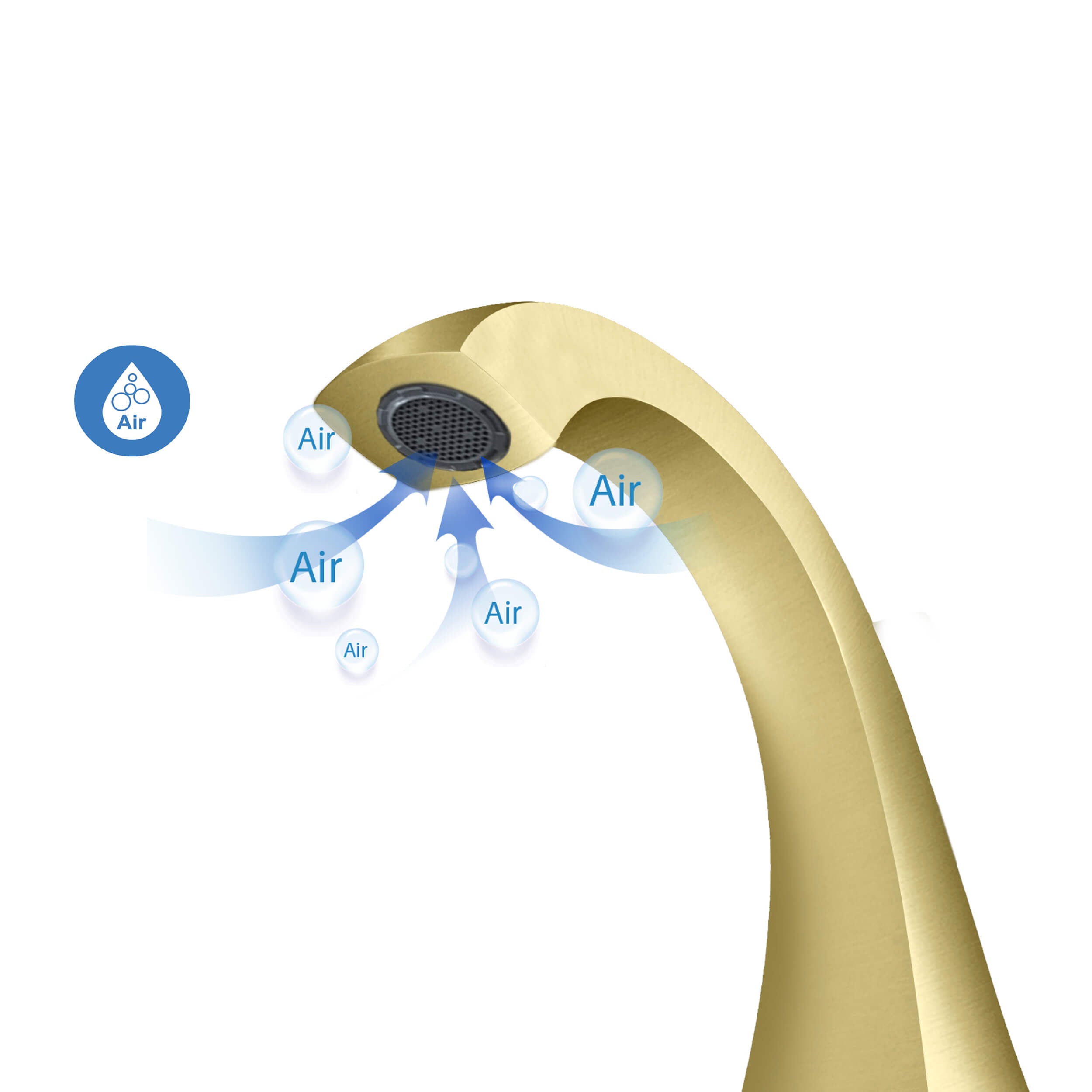 Pyramid II Bathroom Sink 8" Widespread Faucet with Drain Assembly KBF1022 view 5