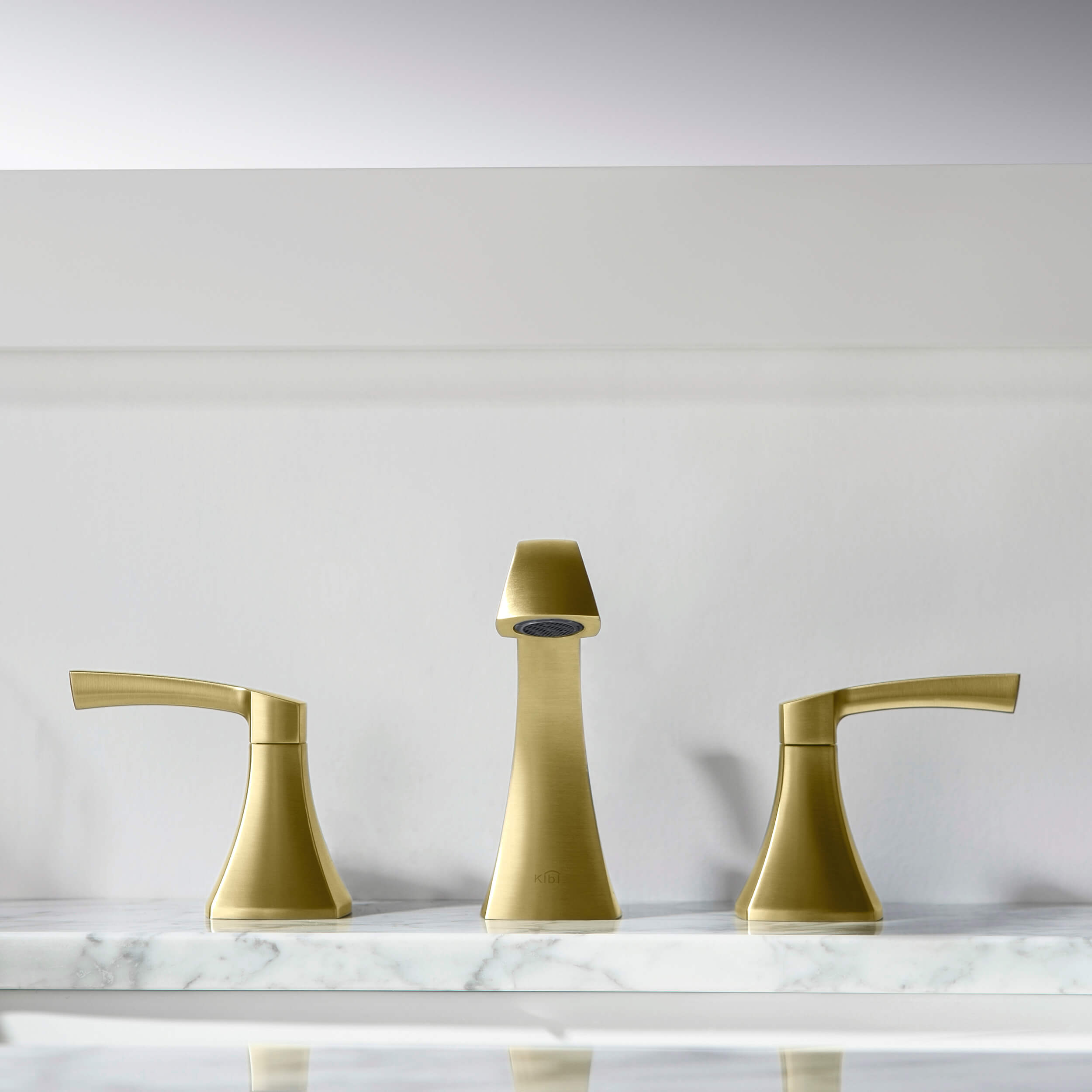 Pyramid II Bathroom Sink 8" Widespread Faucet with Drain Assembly KBF1022 view 3