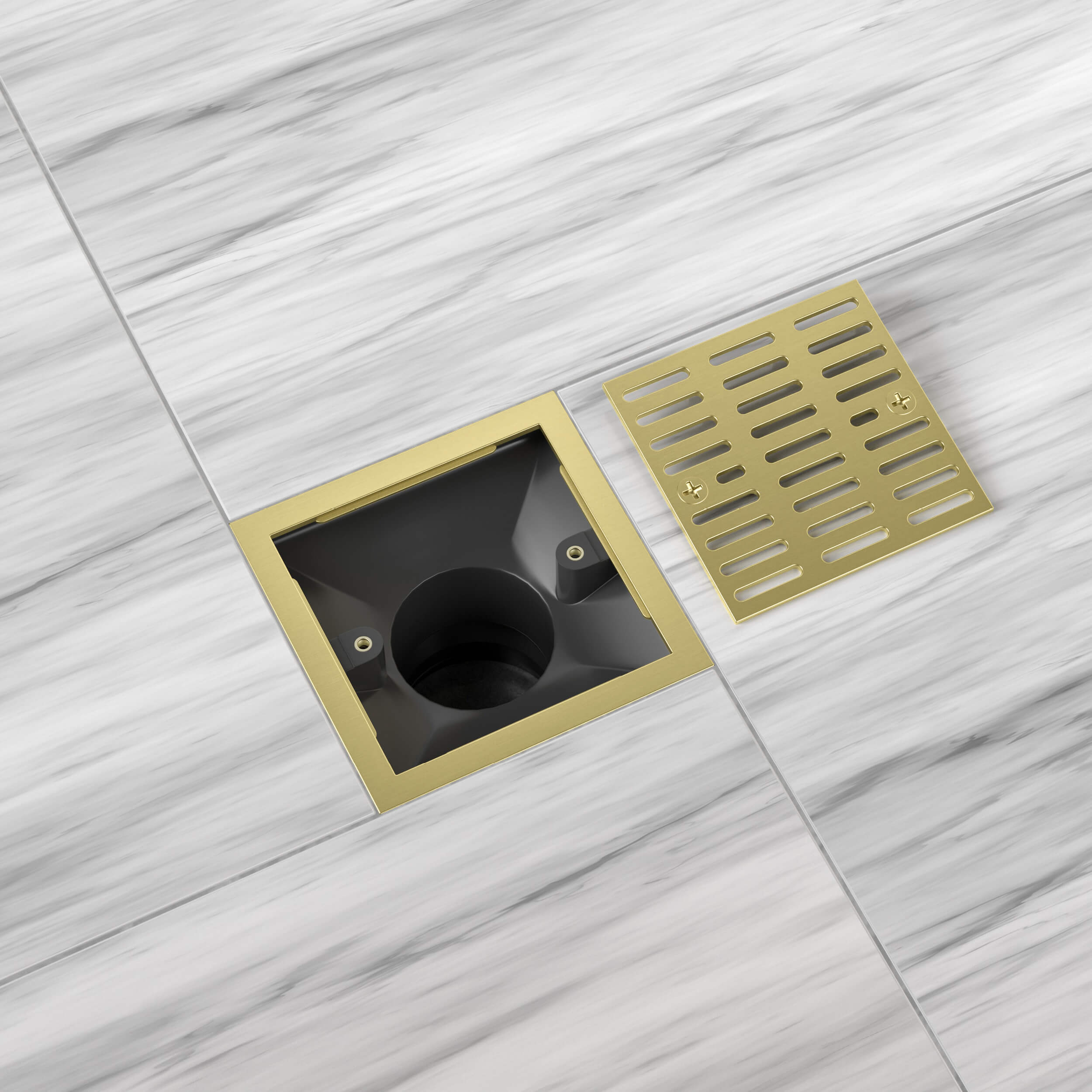 4″ Tile-In Shower Drain – KFD0402 view 3