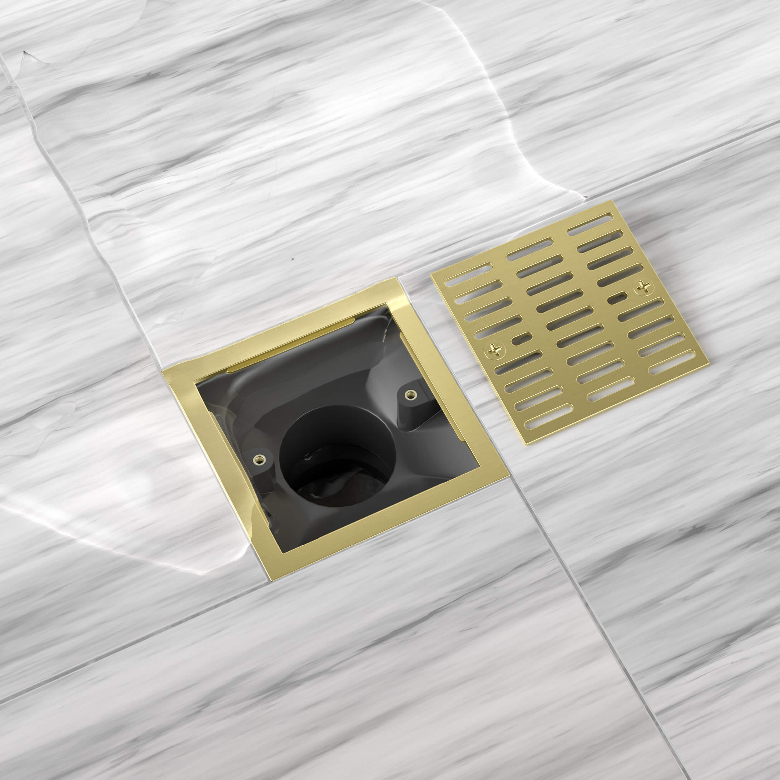 4″ Tile-In Shower Drain – KFD0402 view 5