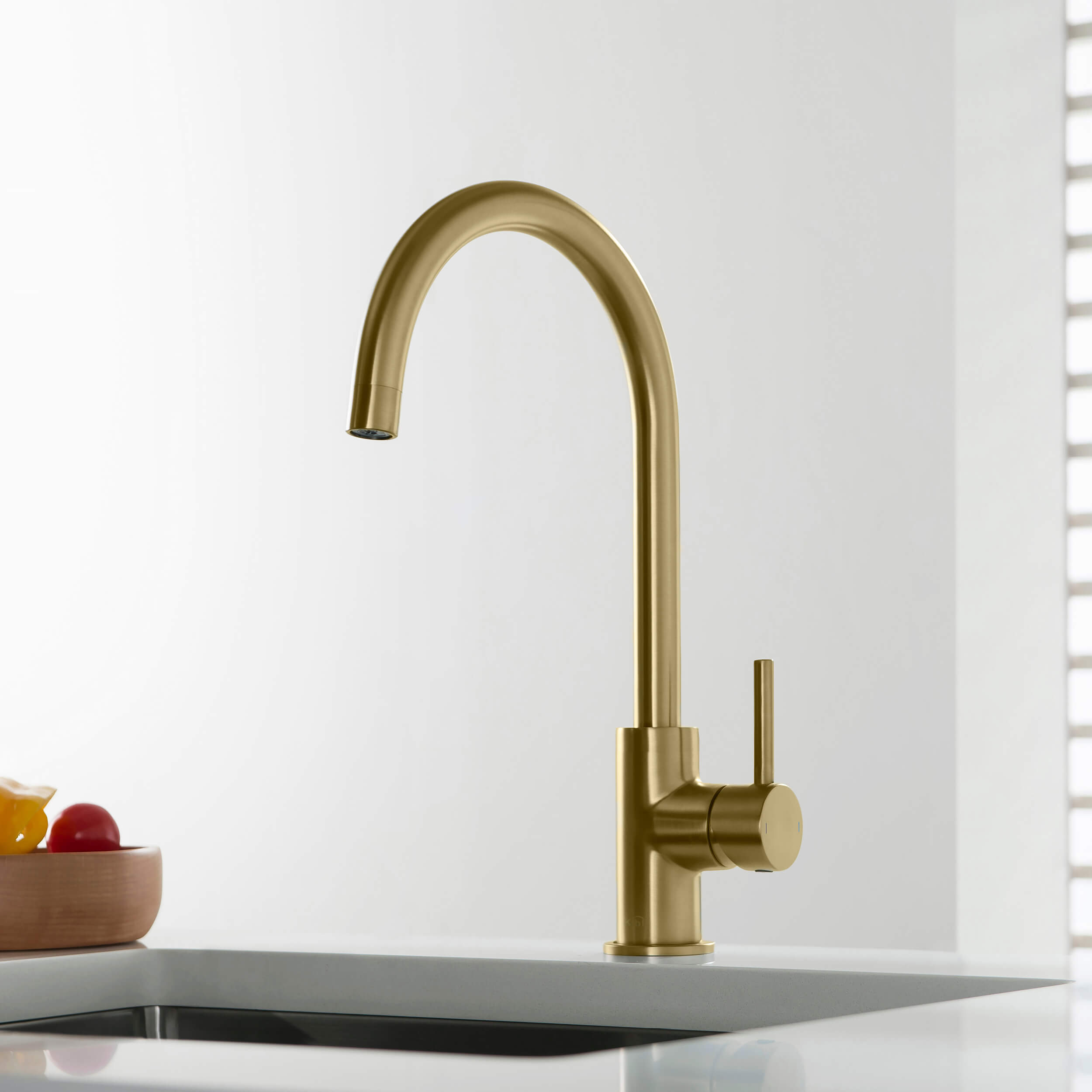 Lowa Single Handle High Arc Kitchen Bar Sink Faucet – KKF2001 view 2