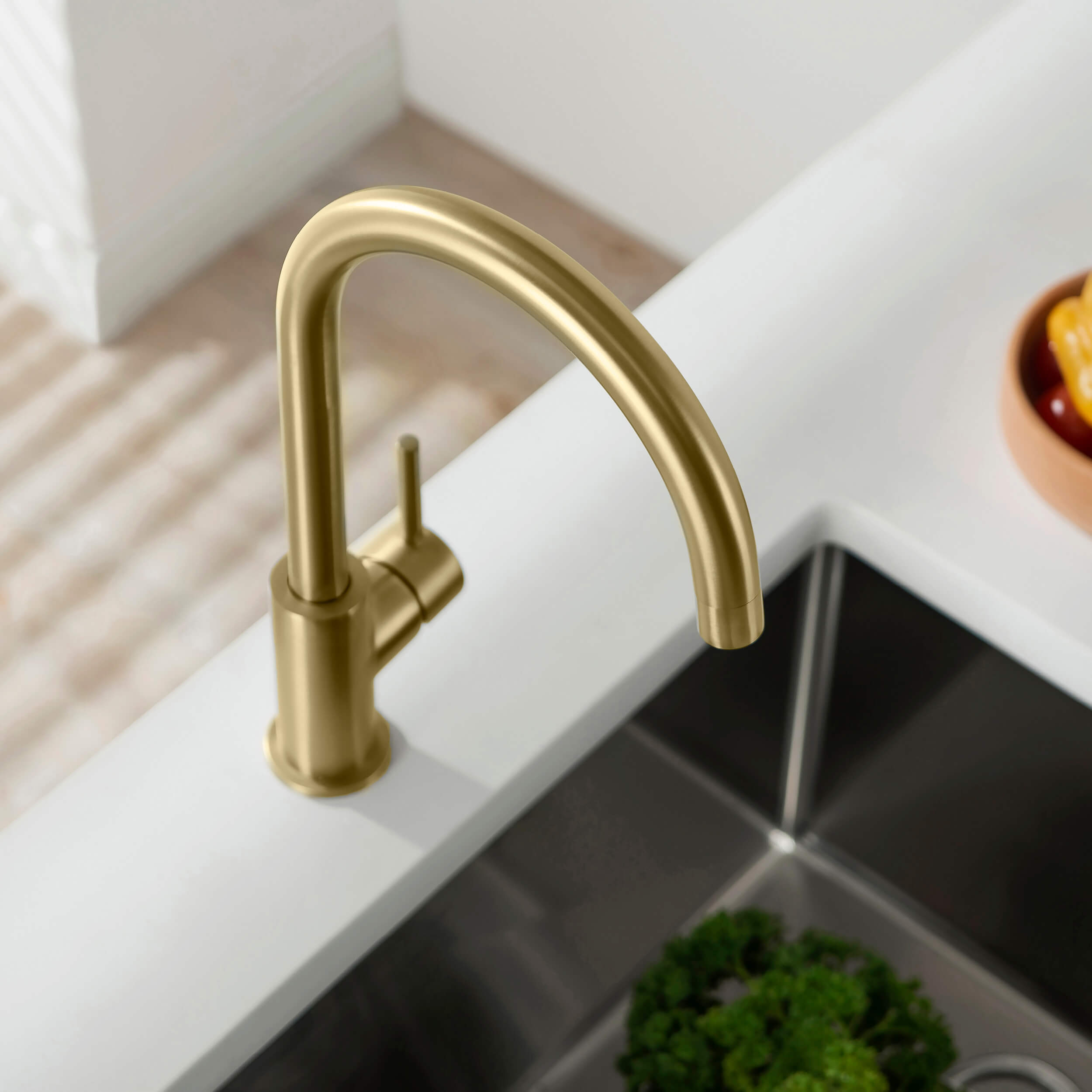 Lowa Single Handle High Arc Kitchen Bar Sink Faucet – KKF2001 view 5