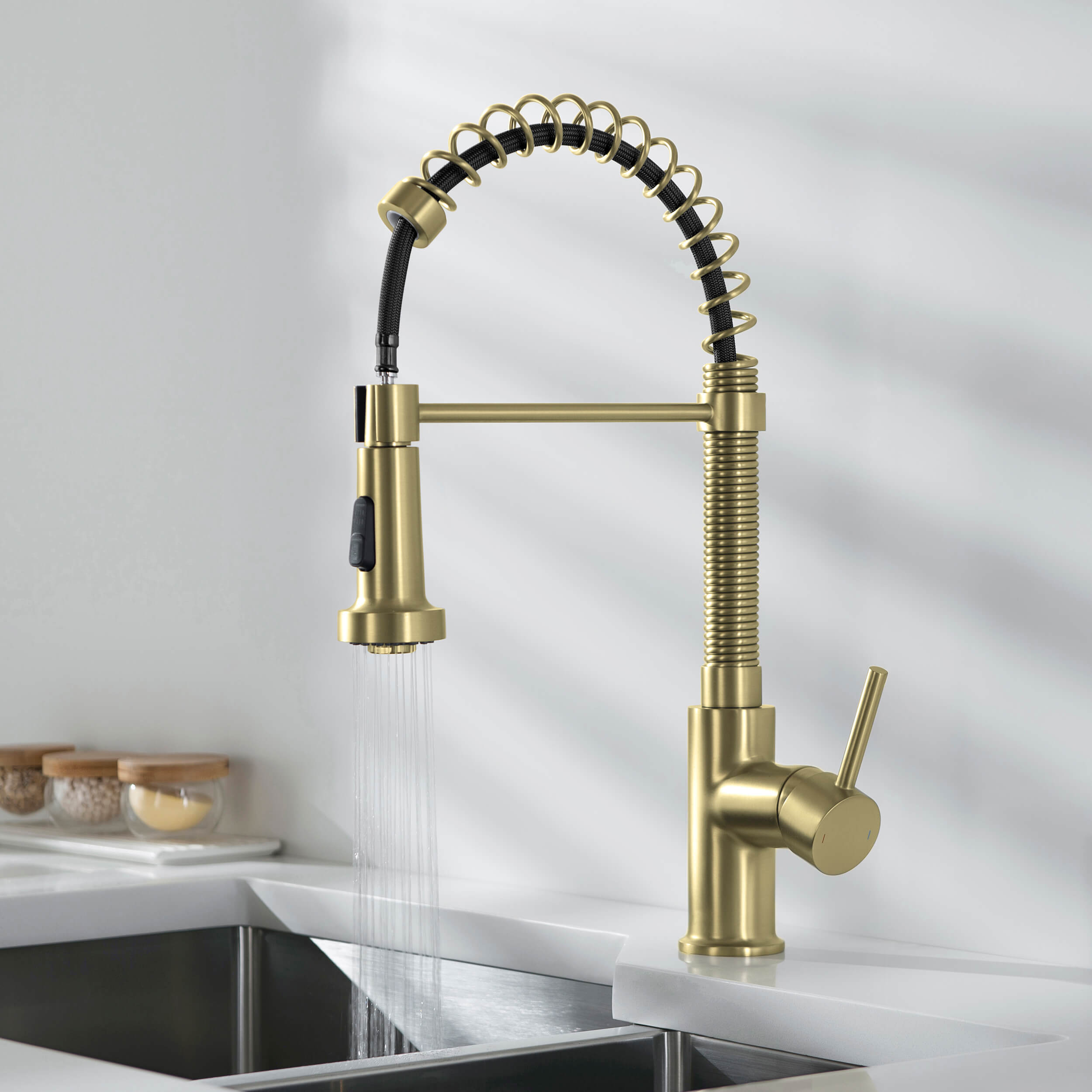 Aurora Single Handle Commercial Style Kitchen Sink Faucet - KKF2003 view 3