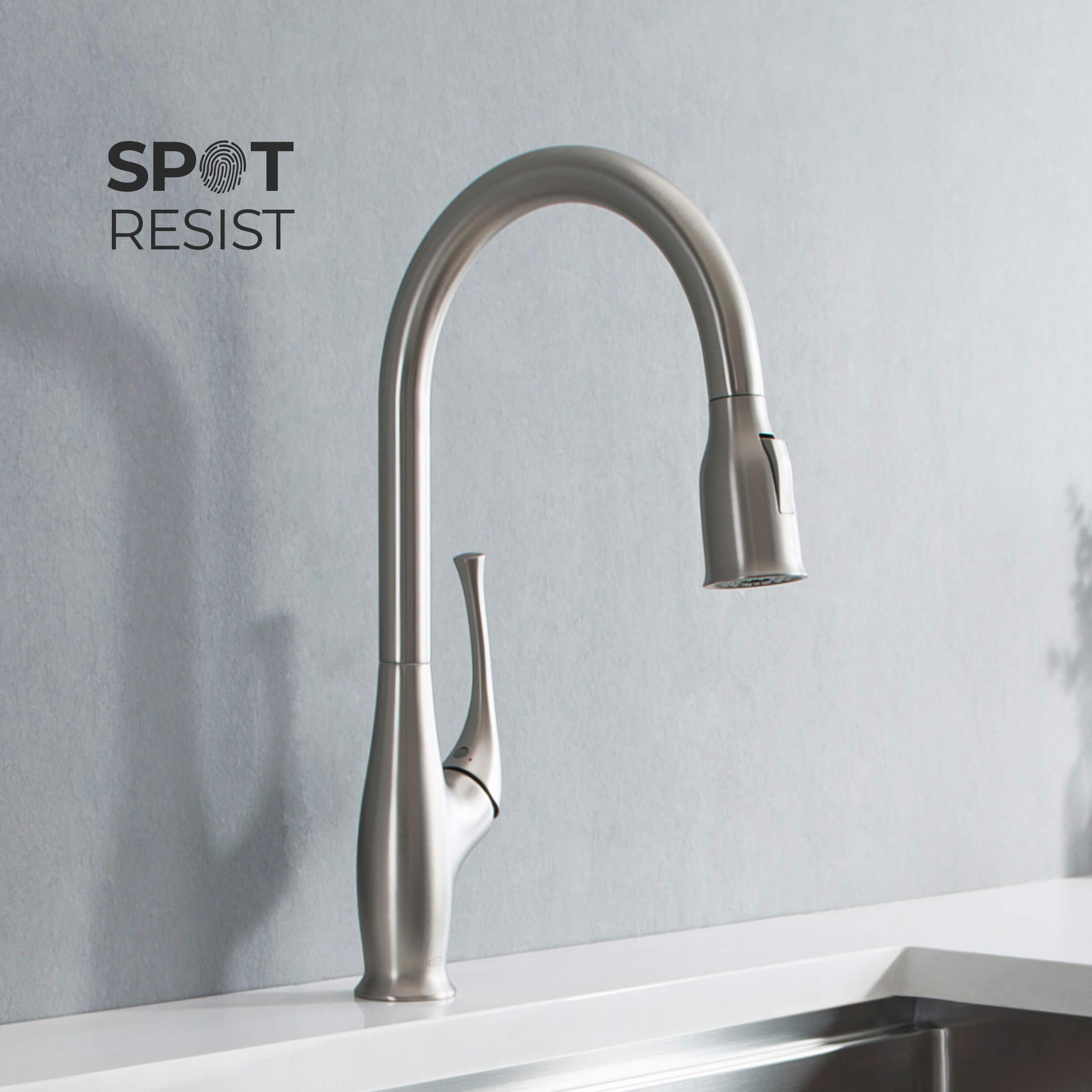 Cedar Single Handle Pull Down Kitchen Sink Faucet - KKF2010 view 5