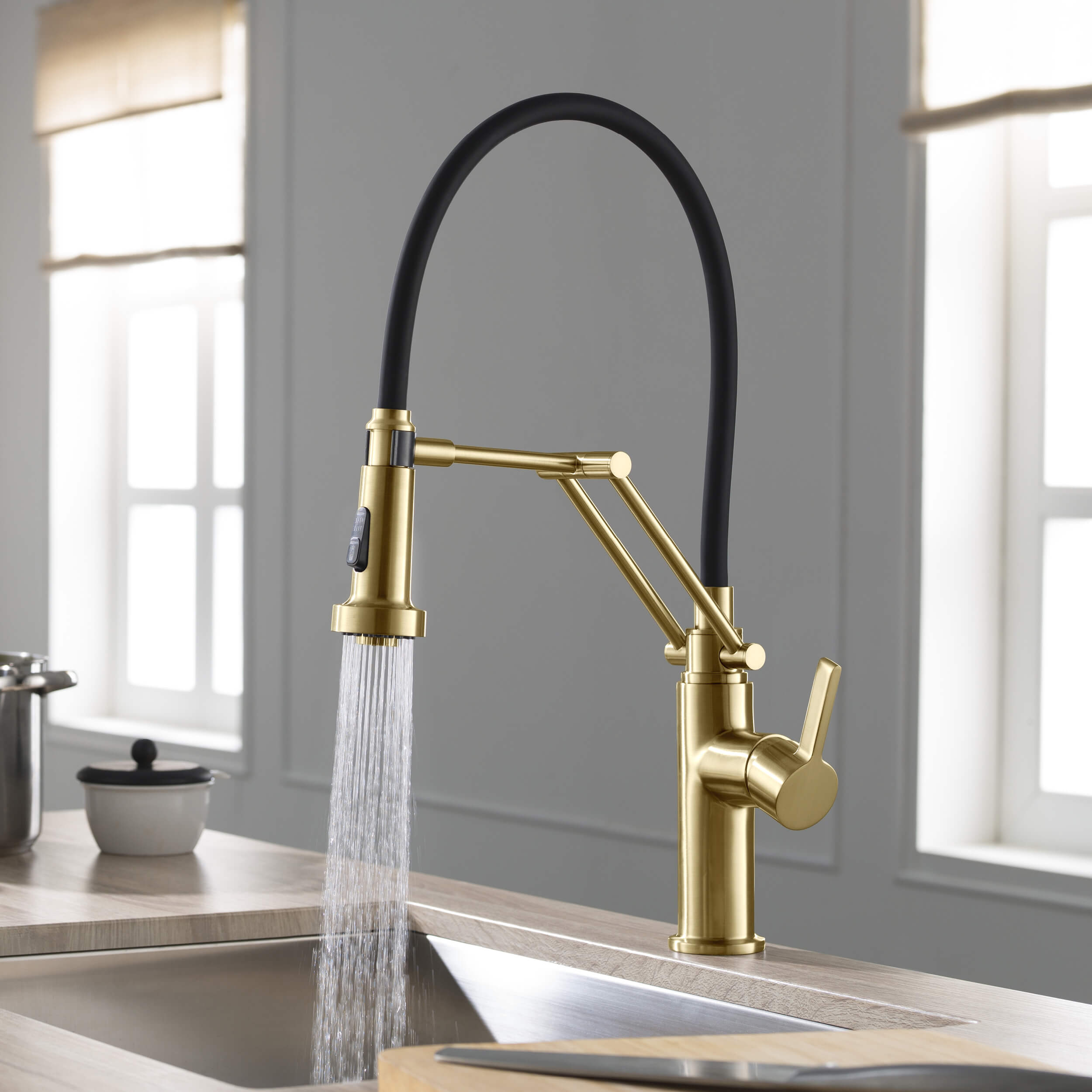 Engel Single Handle Commercial Style Kitchen Faucet - KKF2014 view 2