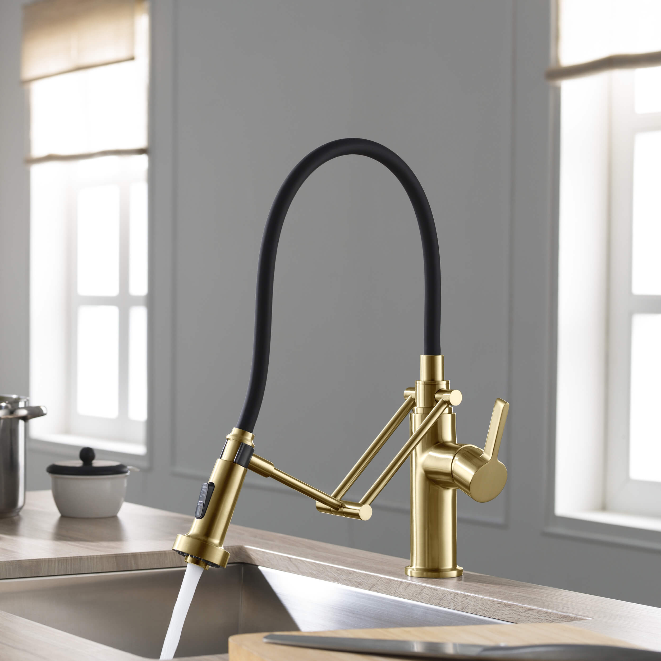Engel Single Handle Commercial Style Kitchen Faucet - KKF2014 view 5