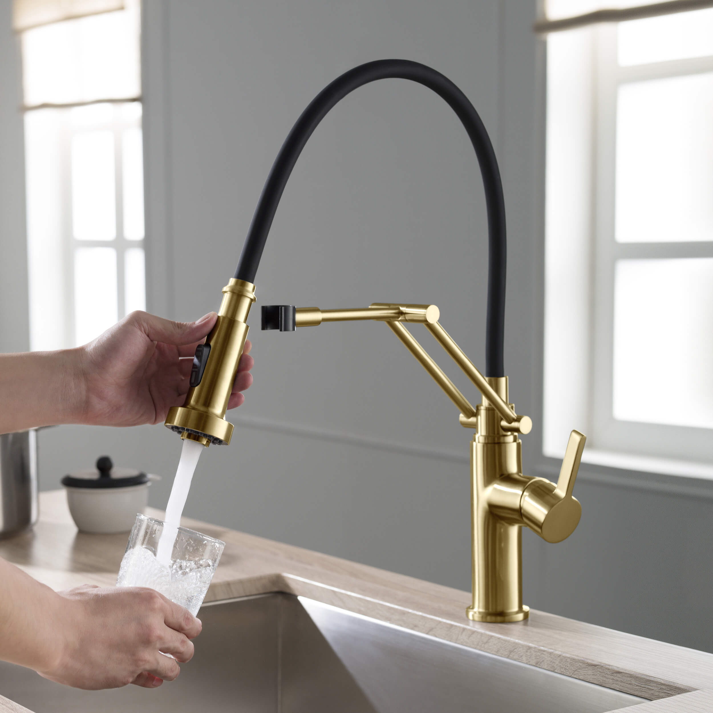 Engel Single Handle Commercial Style Kitchen Faucet - KKF2014 view 3
