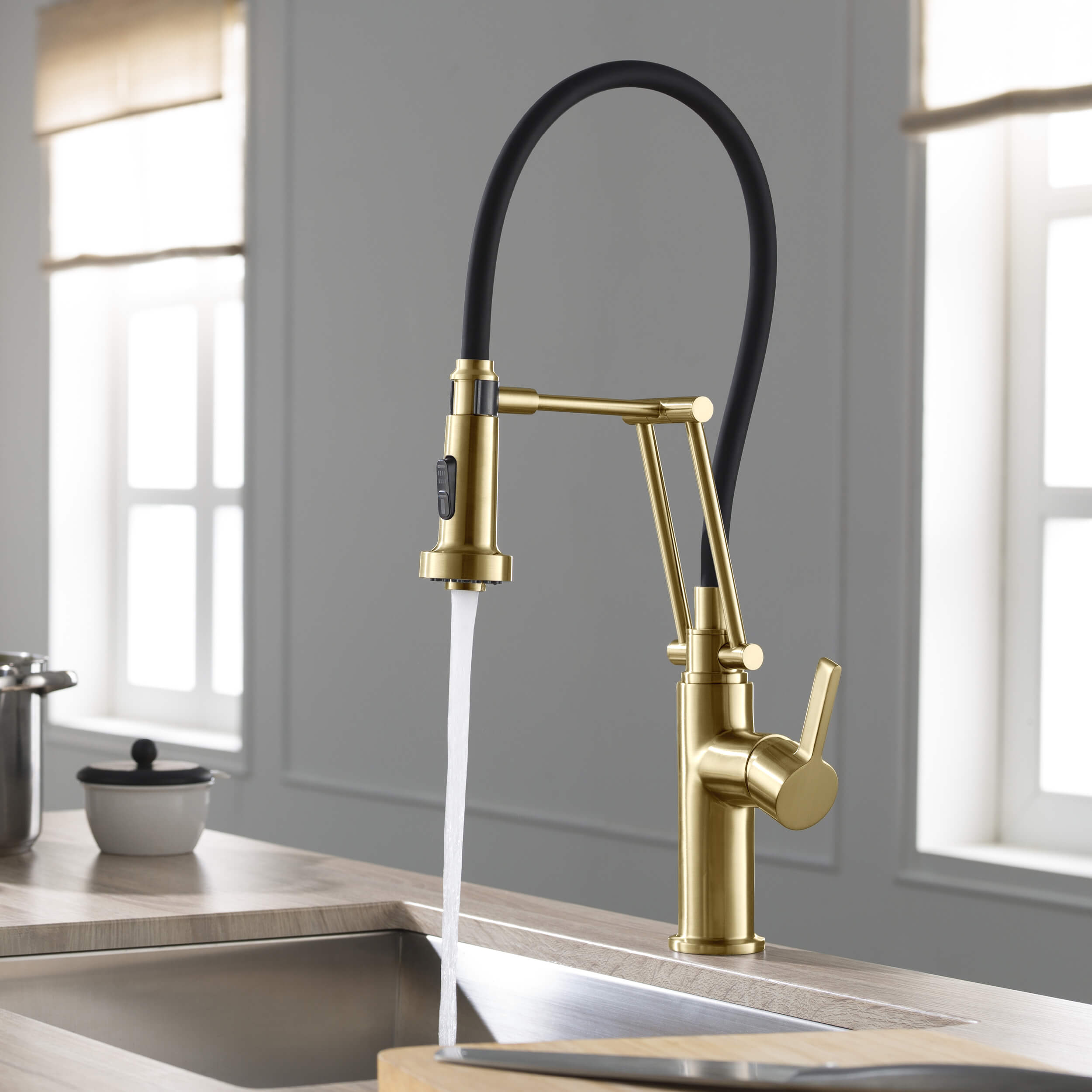 Engel Single Handle Commercial Style Kitchen Faucet - KKF2014 view 4