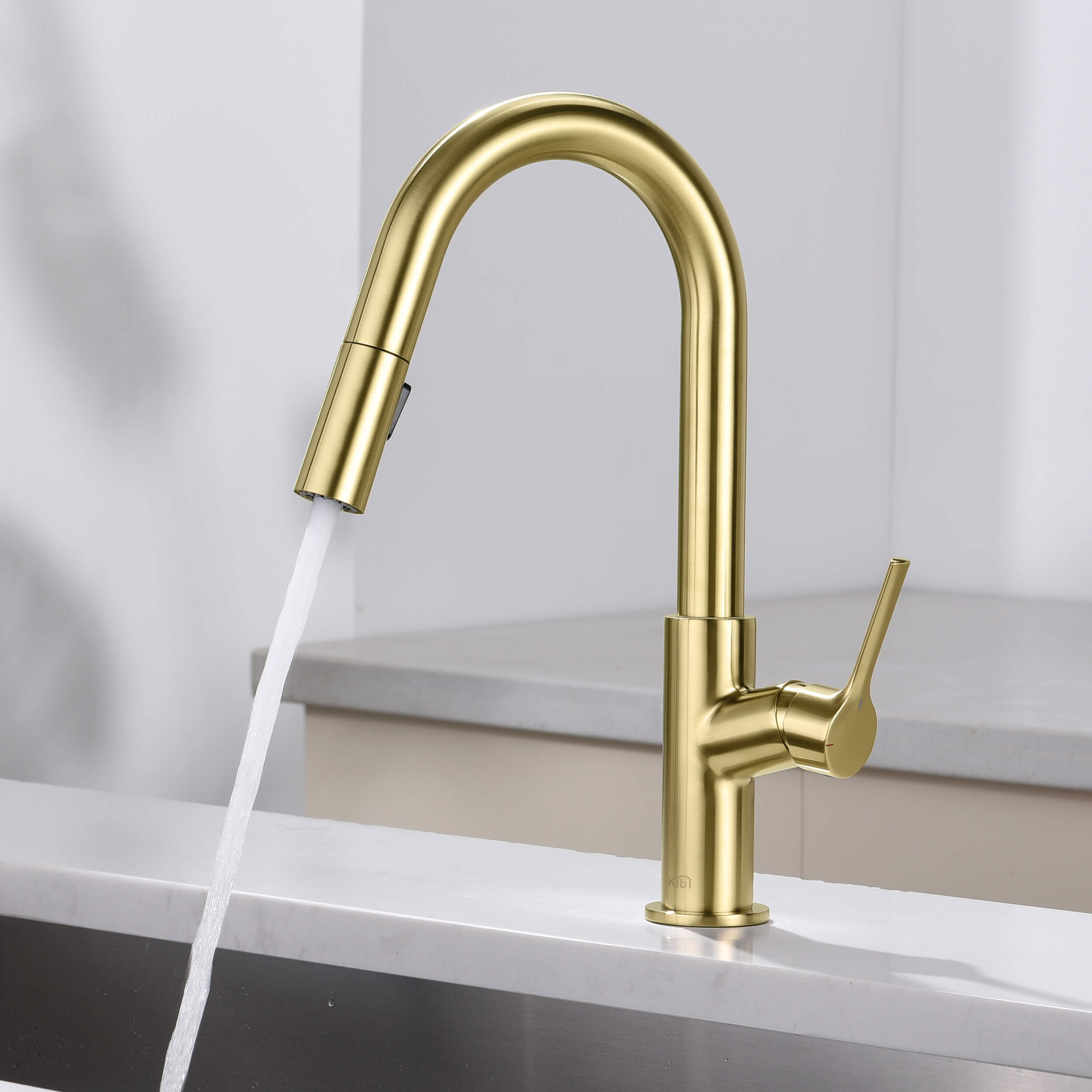 Fusion Single Handle Pull Down Kitchen & Bar Sink Faucet - KKF2017 view 2