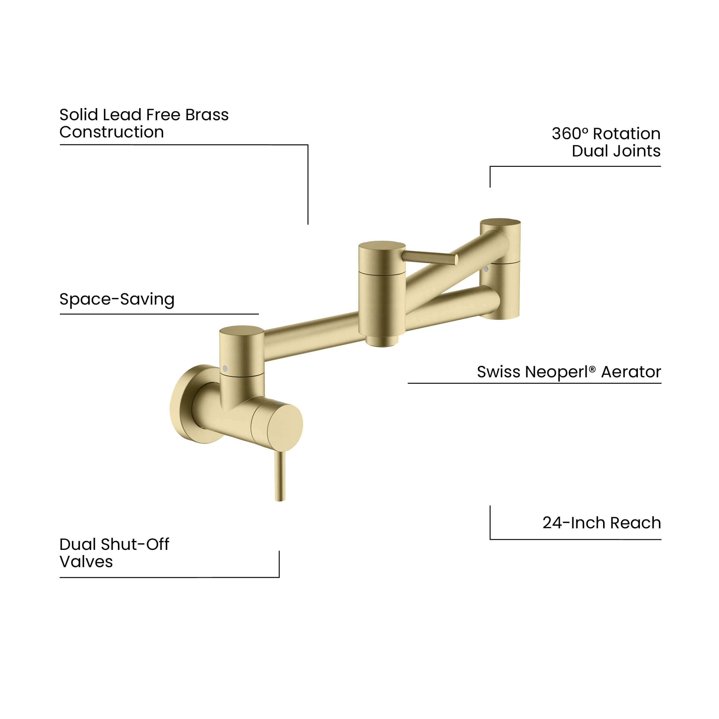 Circular Pot Filler - KPF601 view 5