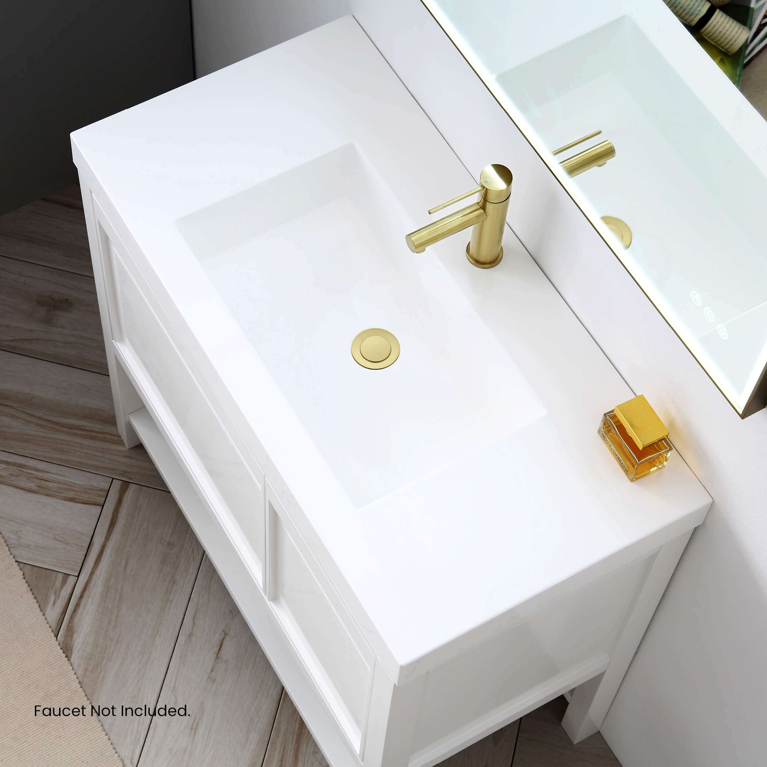 Bathroom Sink Pop Up Drain Stopper with 12" tailpiece, with Overflow KPW104 view 2