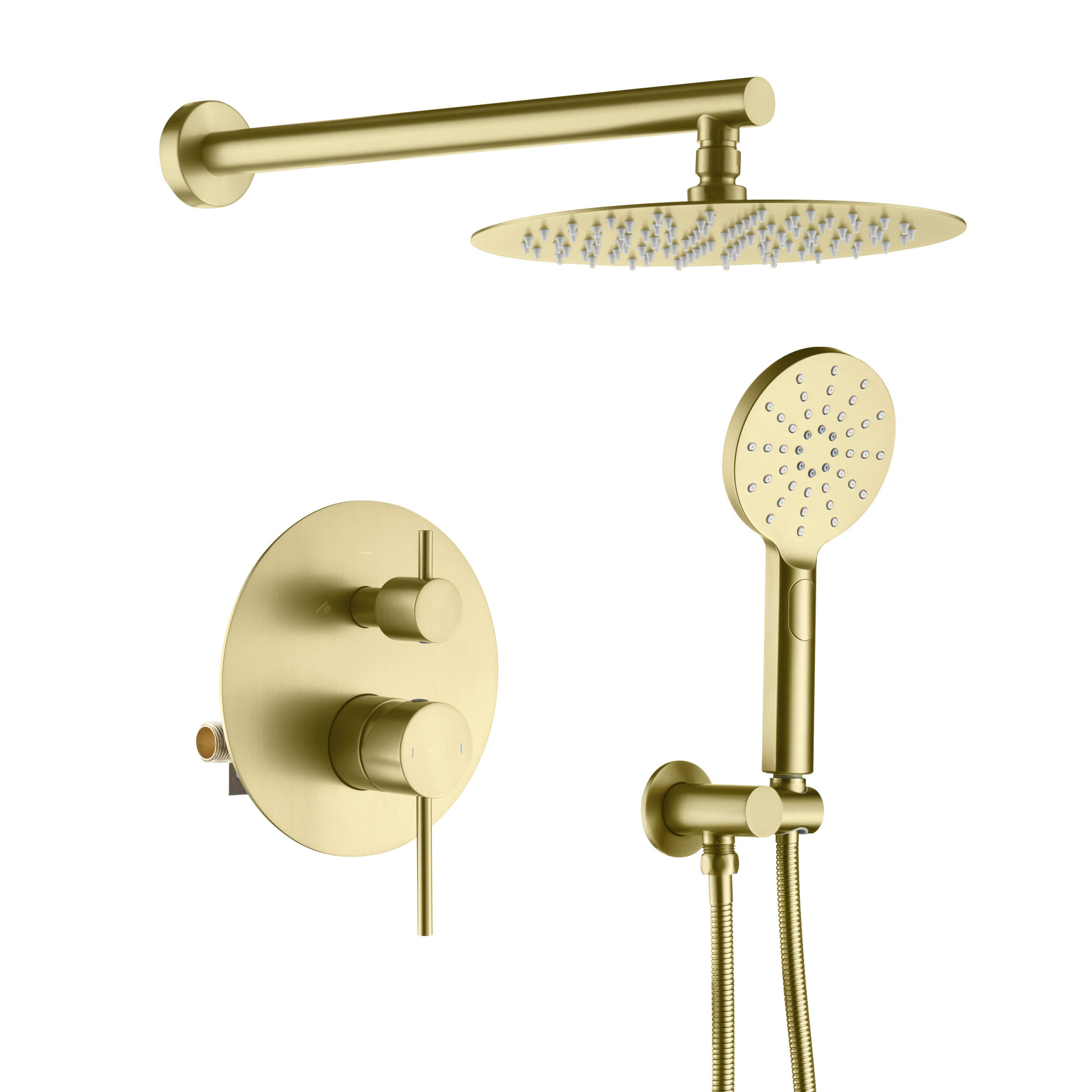 Circular Pressure Balanced 2-Function Shower System with Rough-In Valve KSF403 view 1