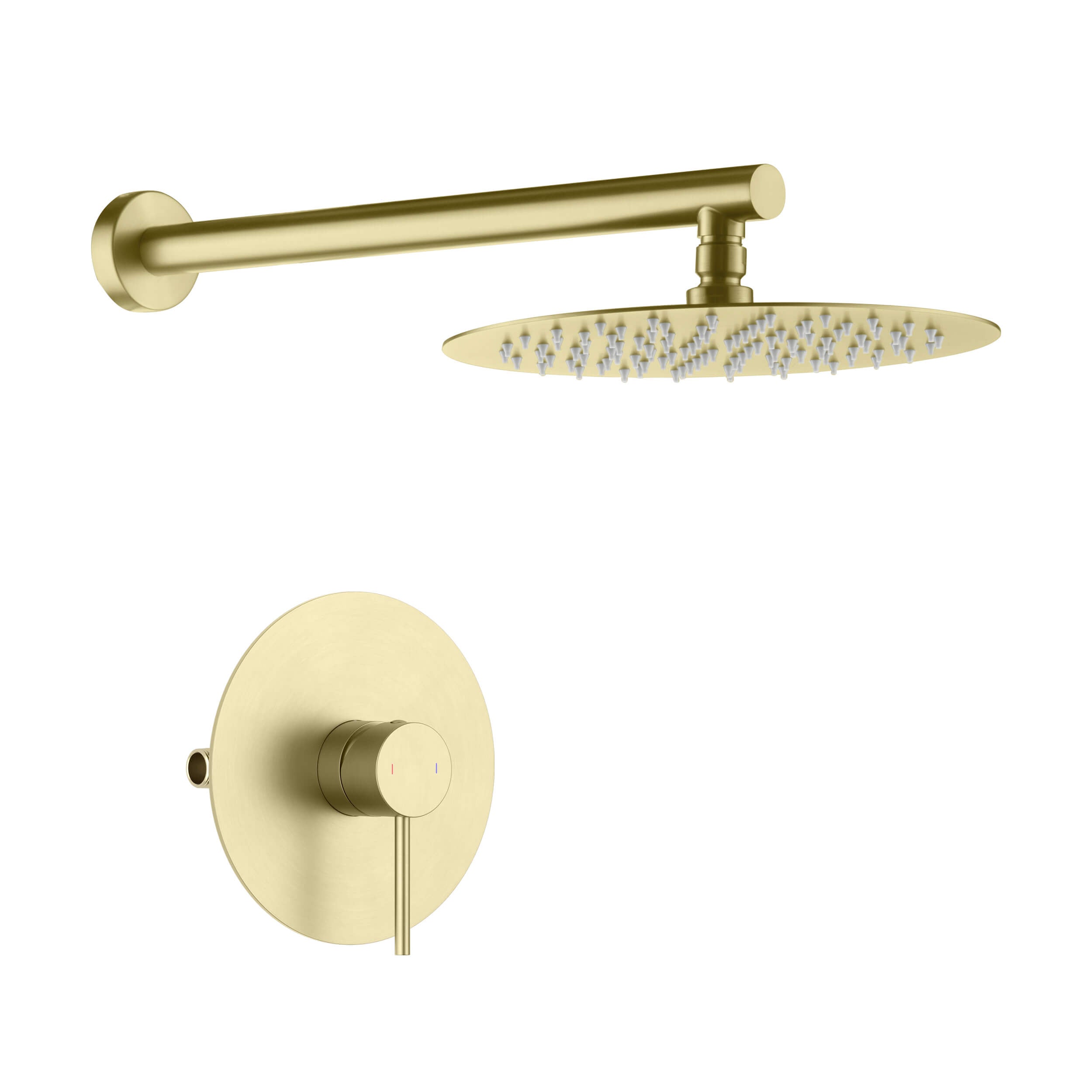 Circular Pressure Balanced Single Function Shower System with Rough In Valve KSF407 view 1