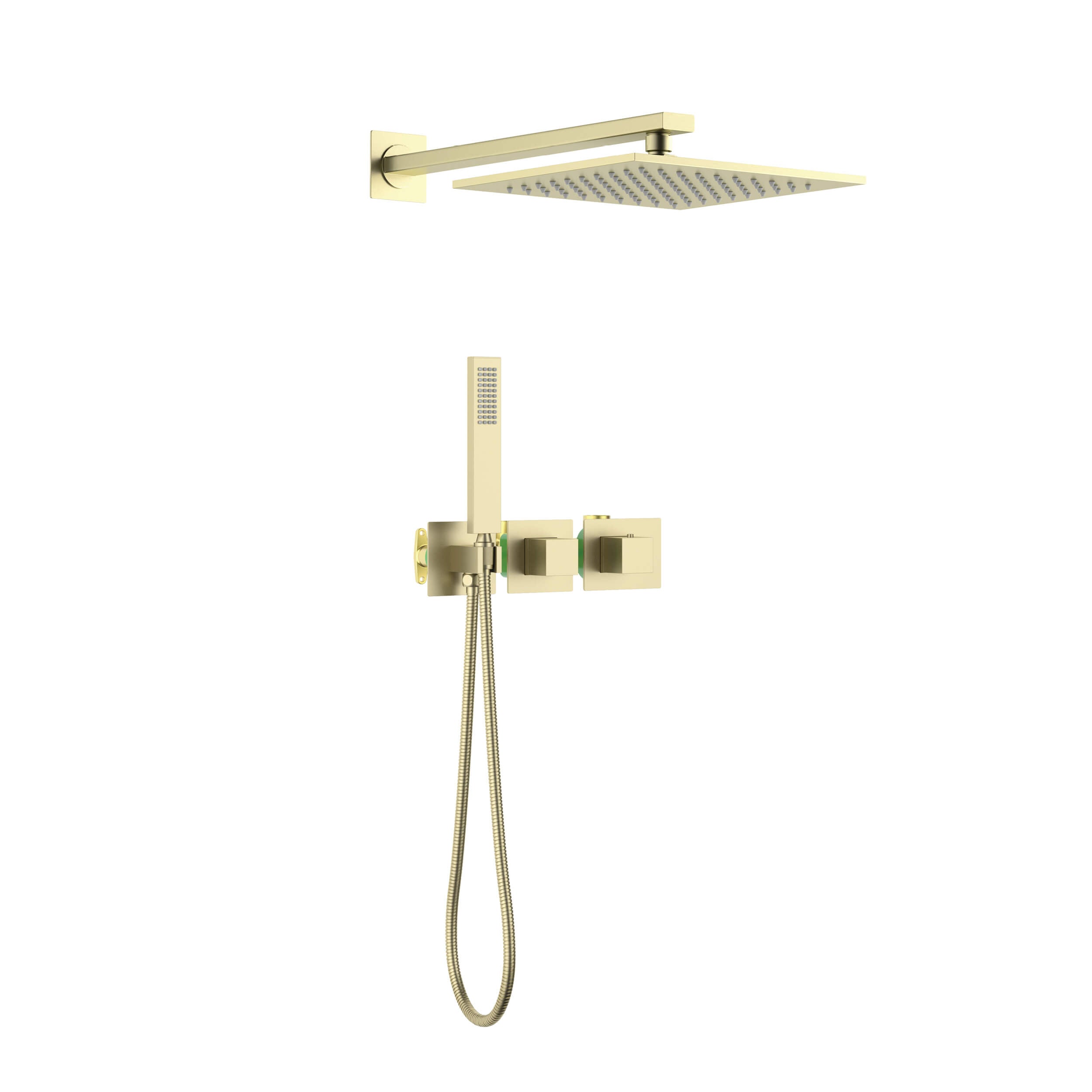 Cube 2 Function Thermostatic Shower System With Rough In Valve - KSF414 view 1