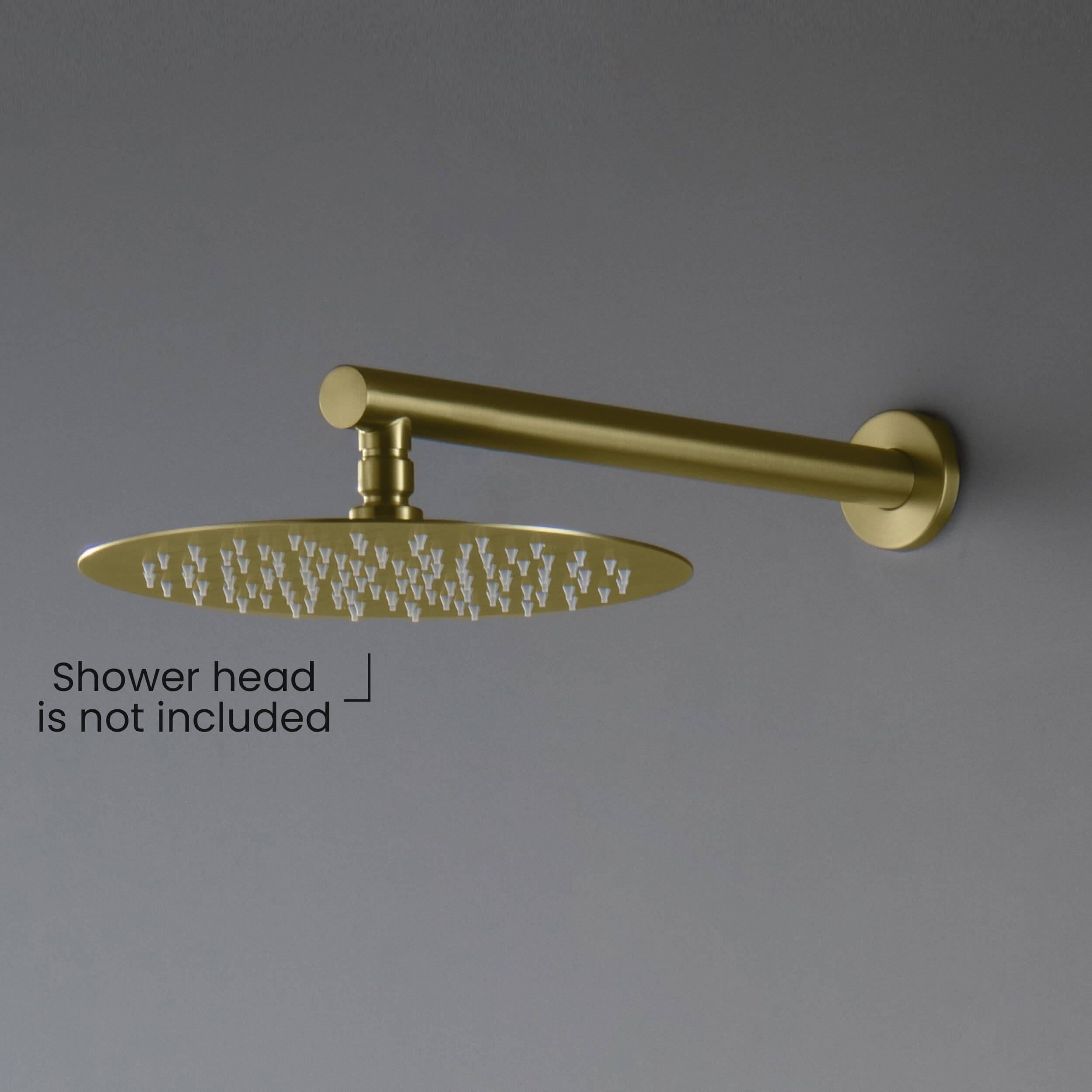 Circular 16" Wall Mounted Shower Arm SA1600-KB view 3