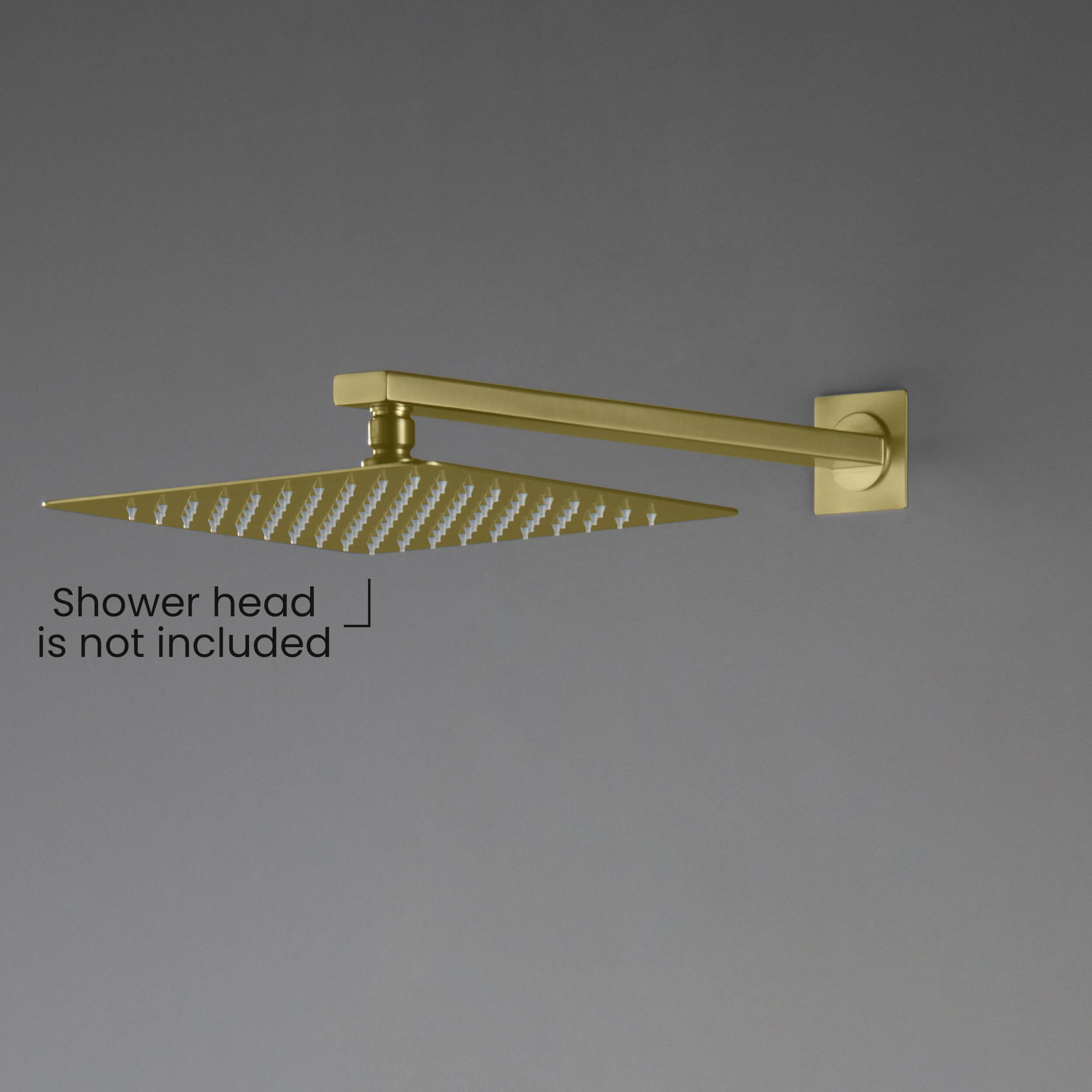 Cube 16" Wall Mounted Shower Arm SA1601-KB view 3