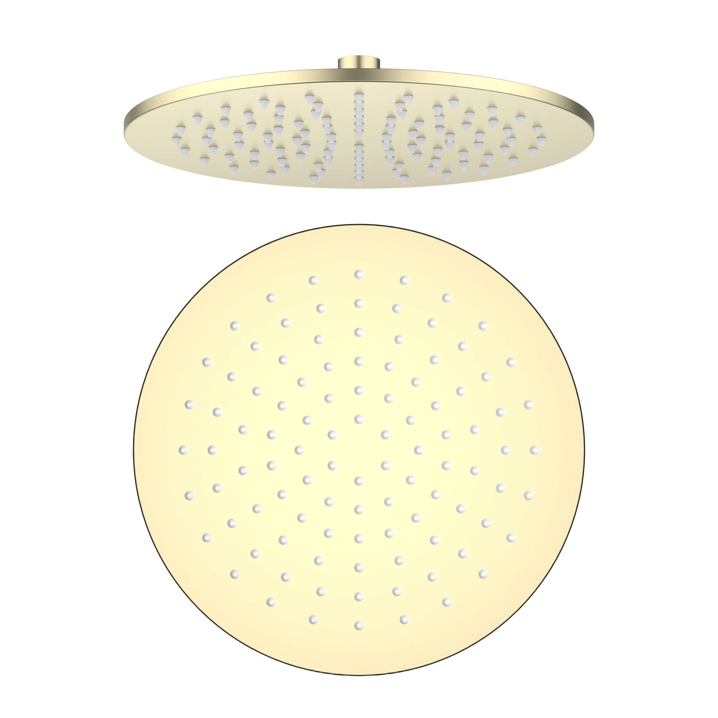 Circular 10" Metal Thin Profile Rain Shower Head 1.75 GPM RS104 view 1