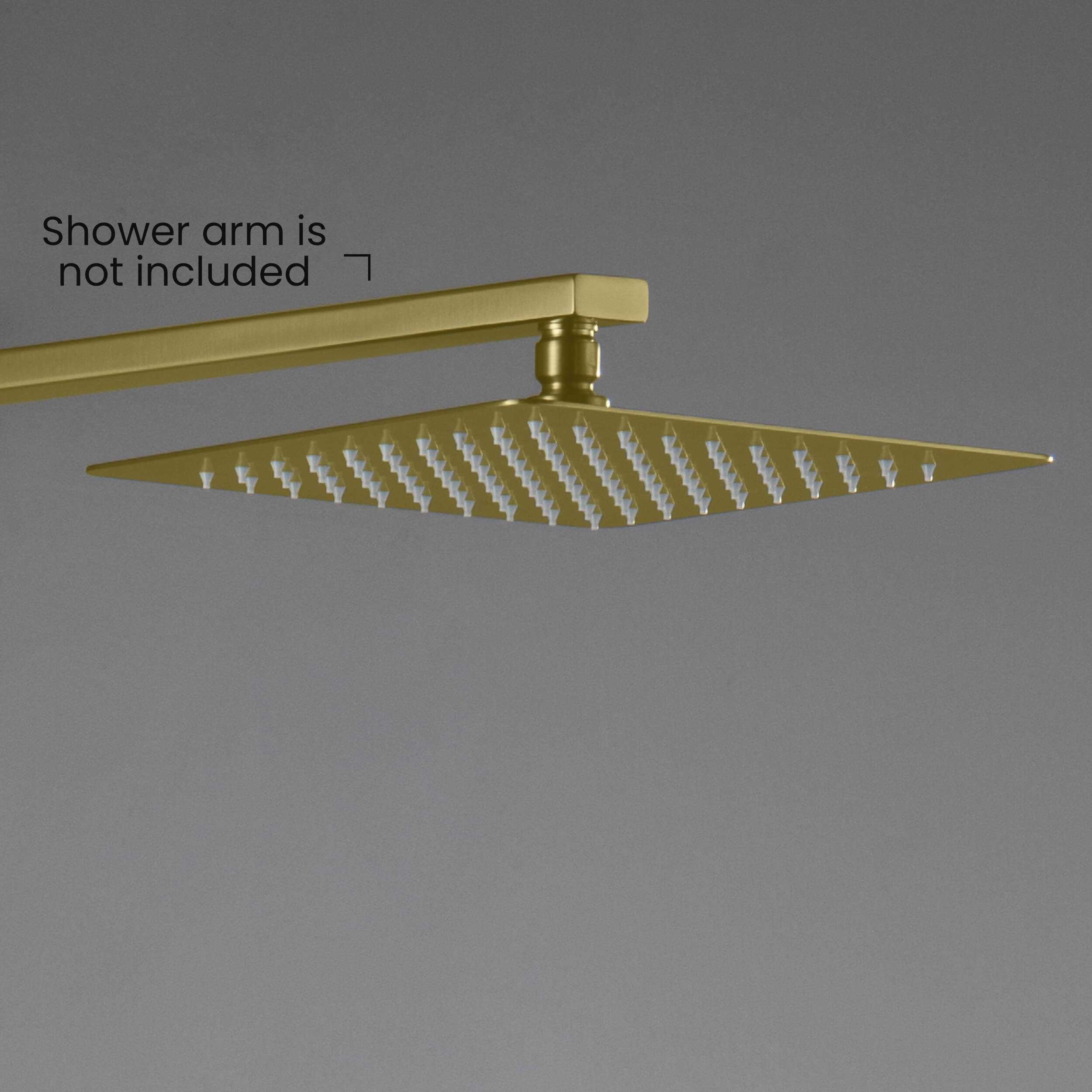 Cube 10" Metal Ultra Thin Profile Rain Shower Head 1.75 GPM RS101 view 5