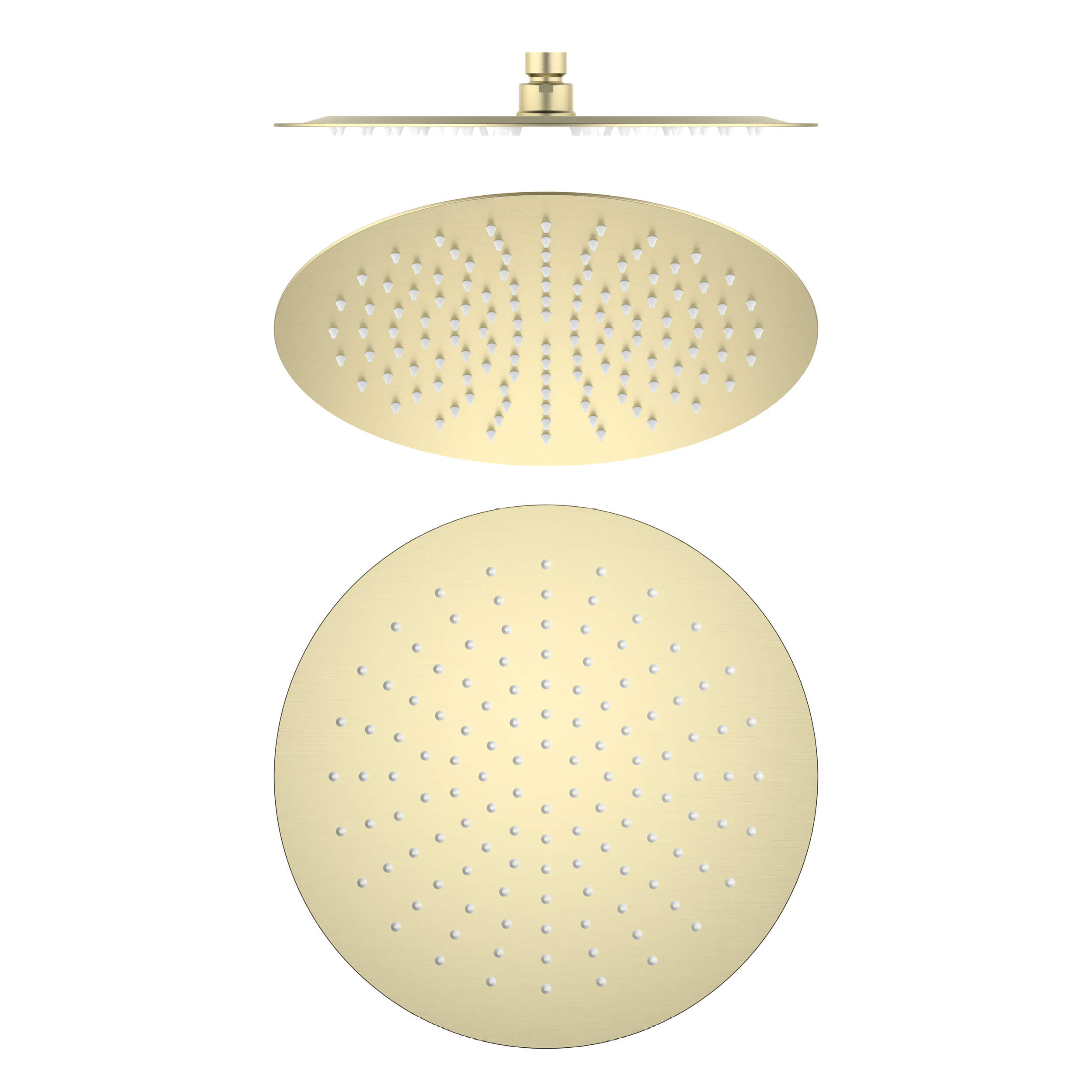 Circular 12" Metal Ultra Thin Profile Rain Shower Head 1.75 GPM RS102 view 1