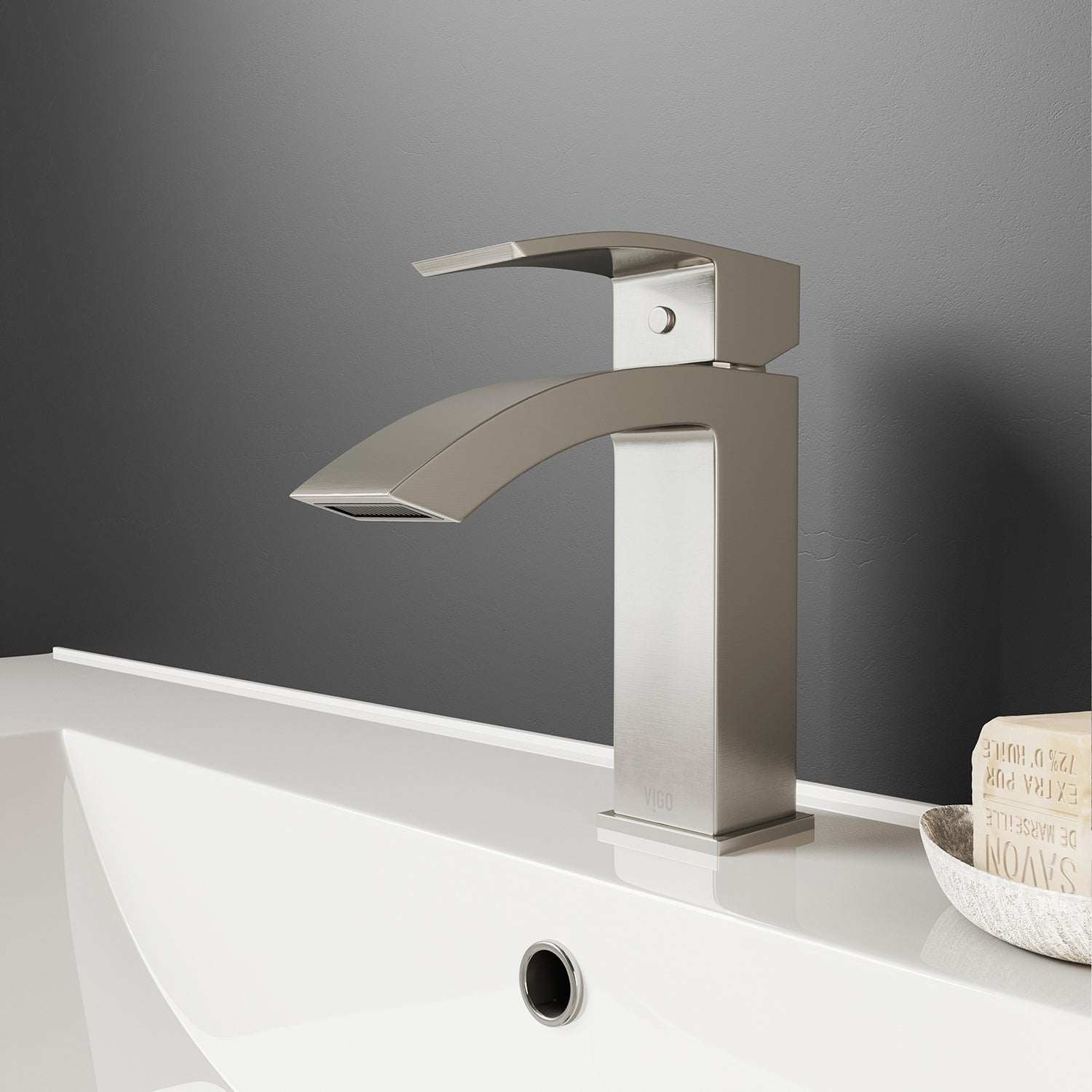 Satro Single Hole Bathroom Faucet view 2