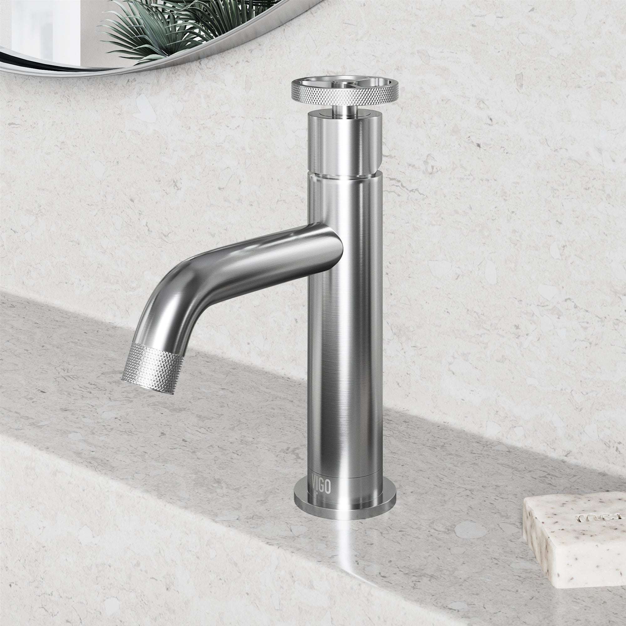 Cass Single Hole Bathroom Faucet with Smooth Lever Handle view 5
