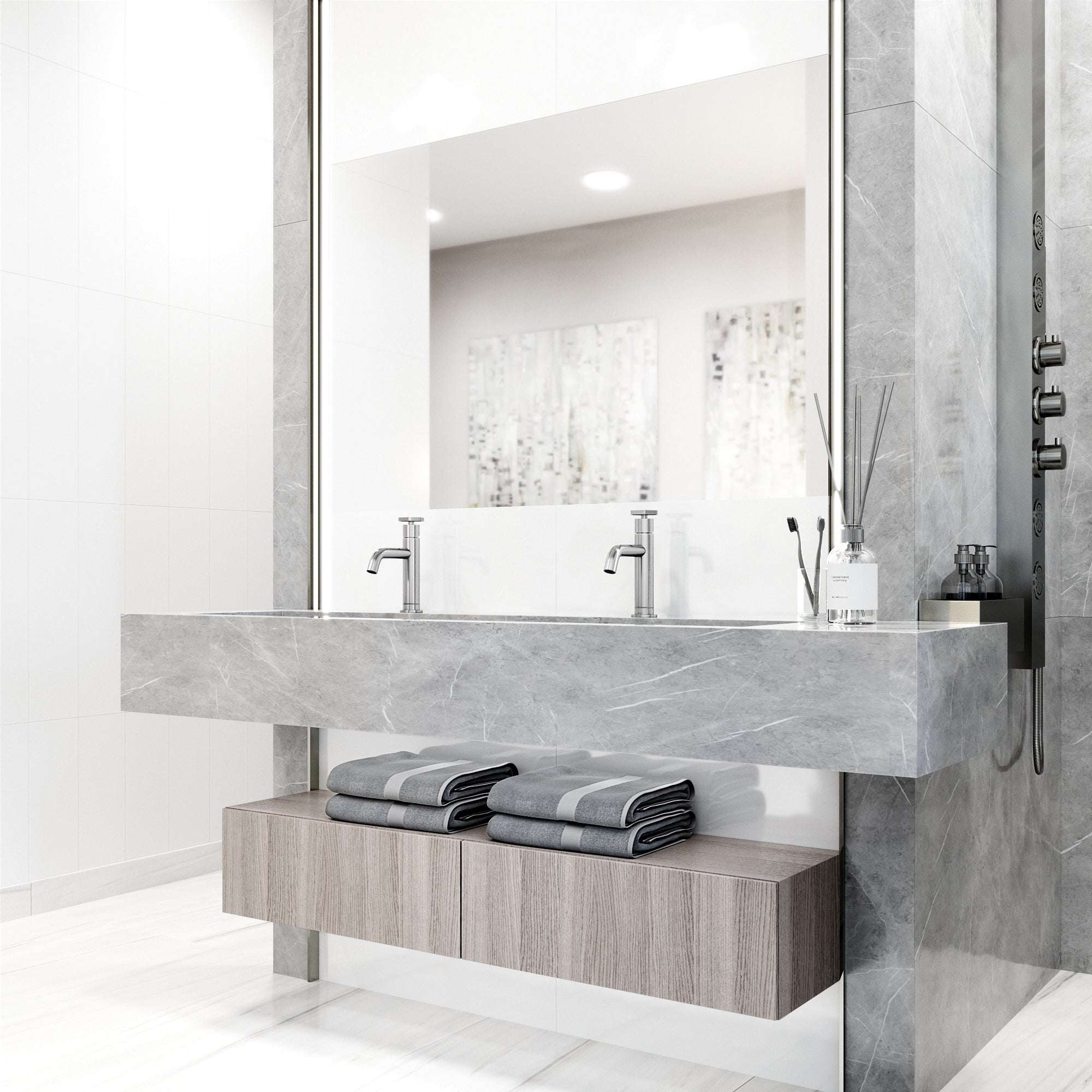 Hart Ruxton Single Hole Bathroom Faucet – Smooth Single-Handle Control view 4