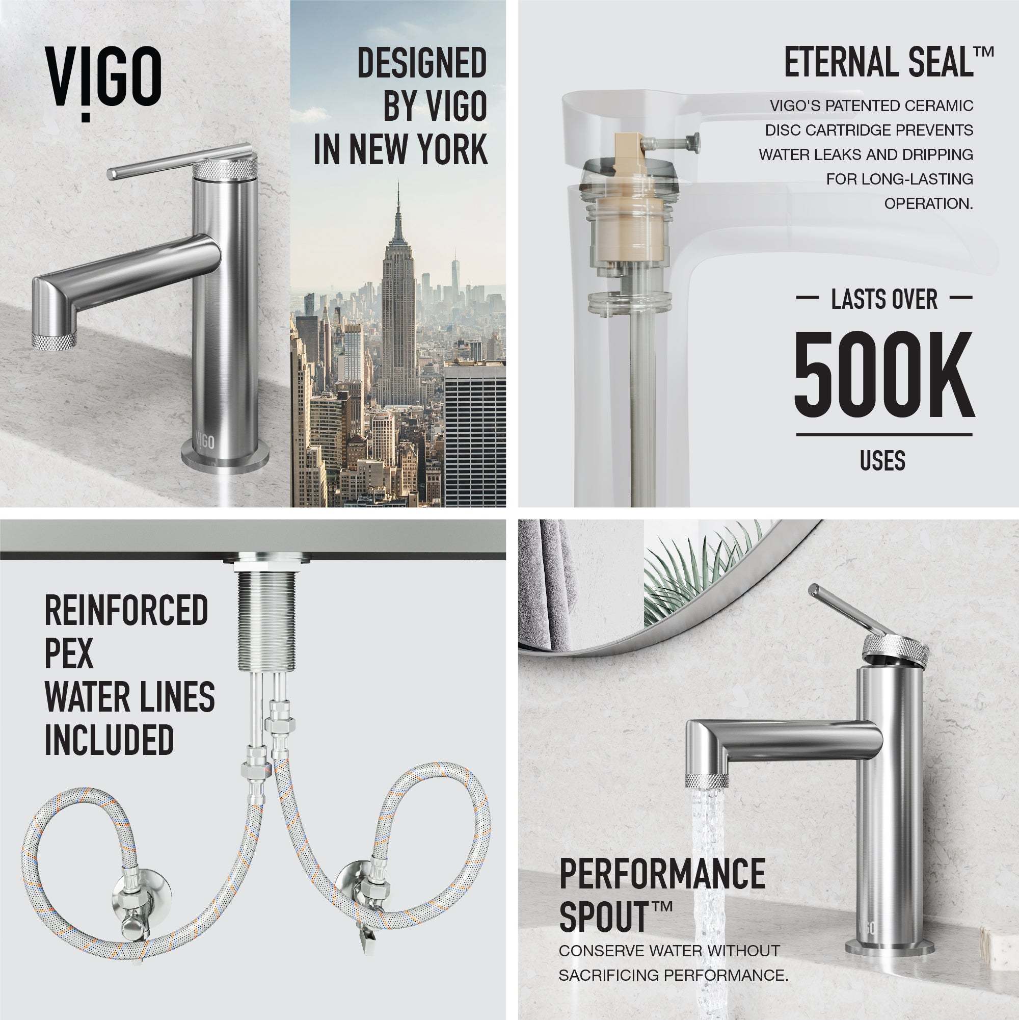 Sterling Single Hole Bathroom Faucet view 2