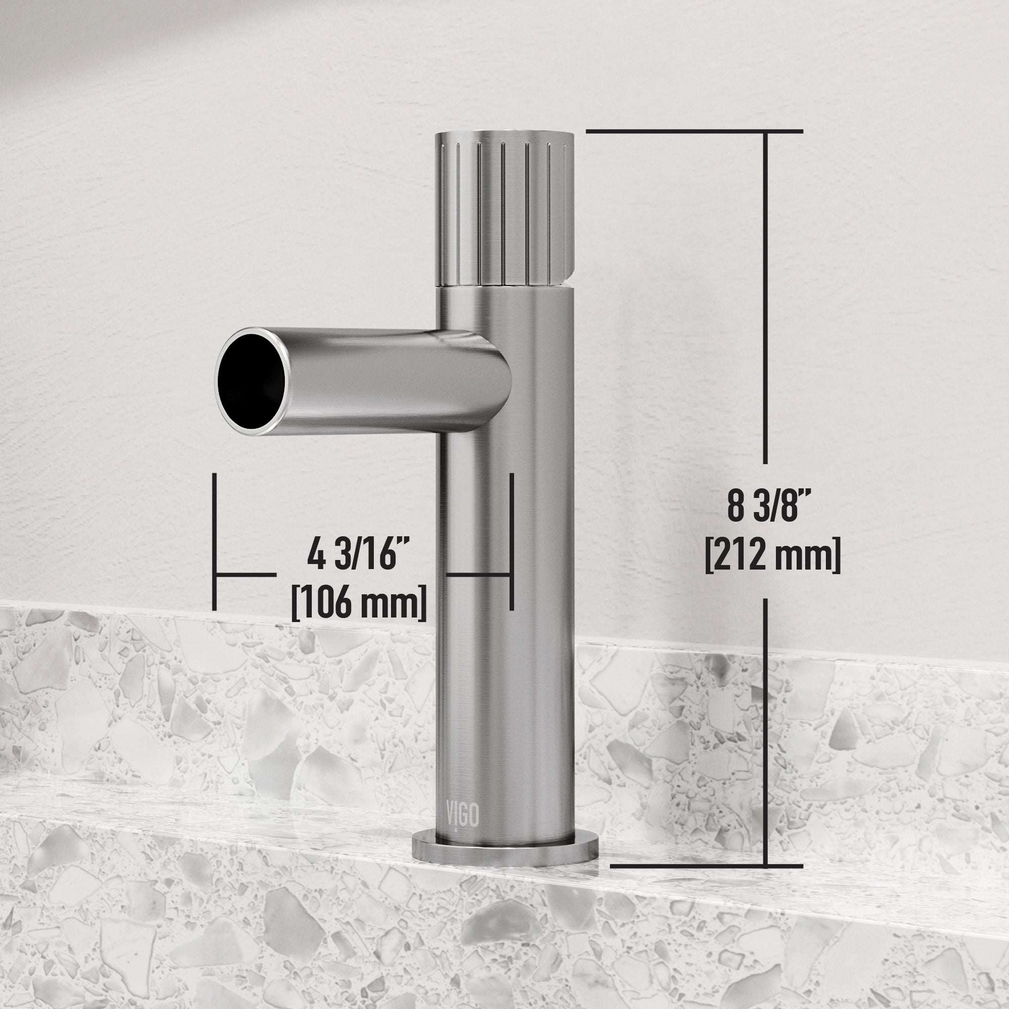 Ashford Single Hole Bathroom Faucet view 2