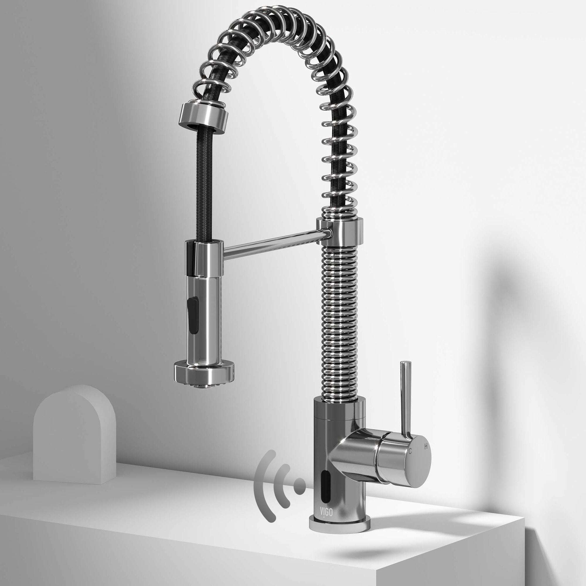 Edison Touchless Pull-Down Kitchen Faucet view 4