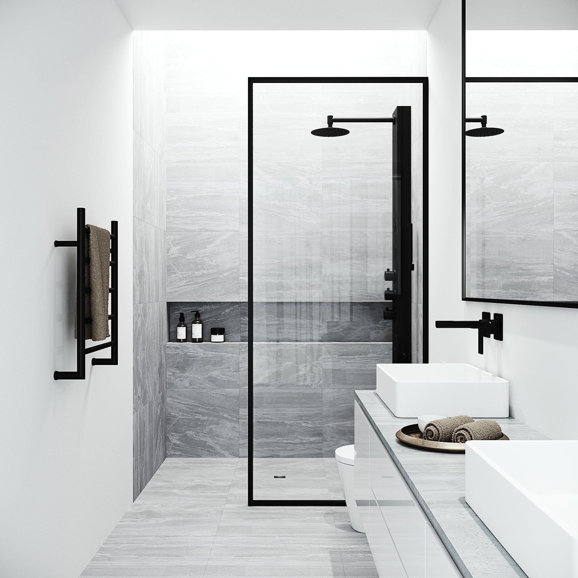Elan Ellington 4-Jet Shower Panel System view 4