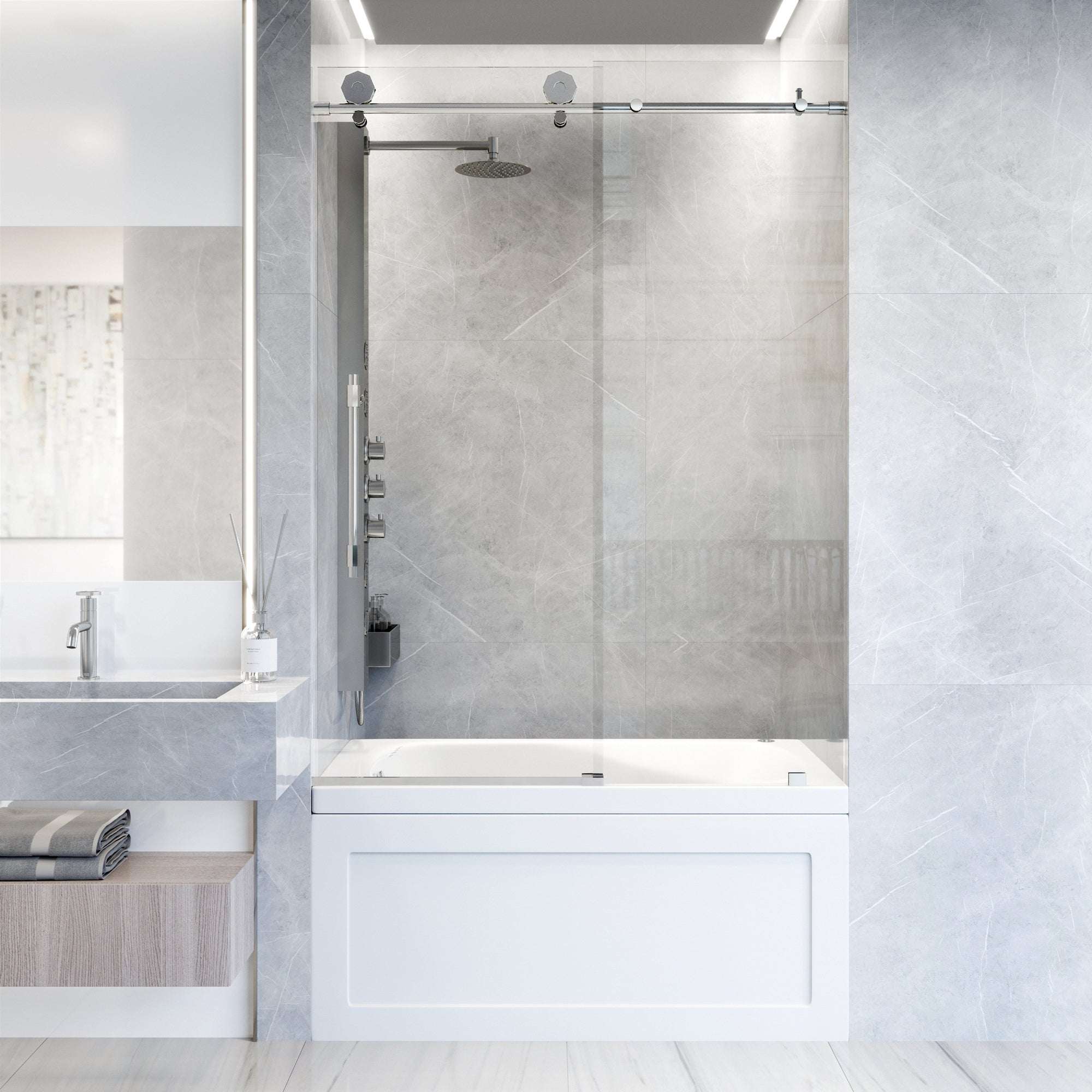 Hart Elan Frameless Sliding Tub Door view 2