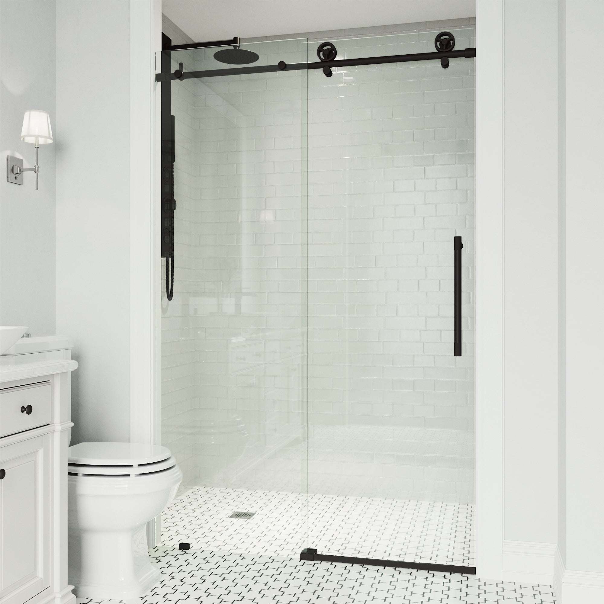 Cass Elan Frameless Sliding Shower Door view 4