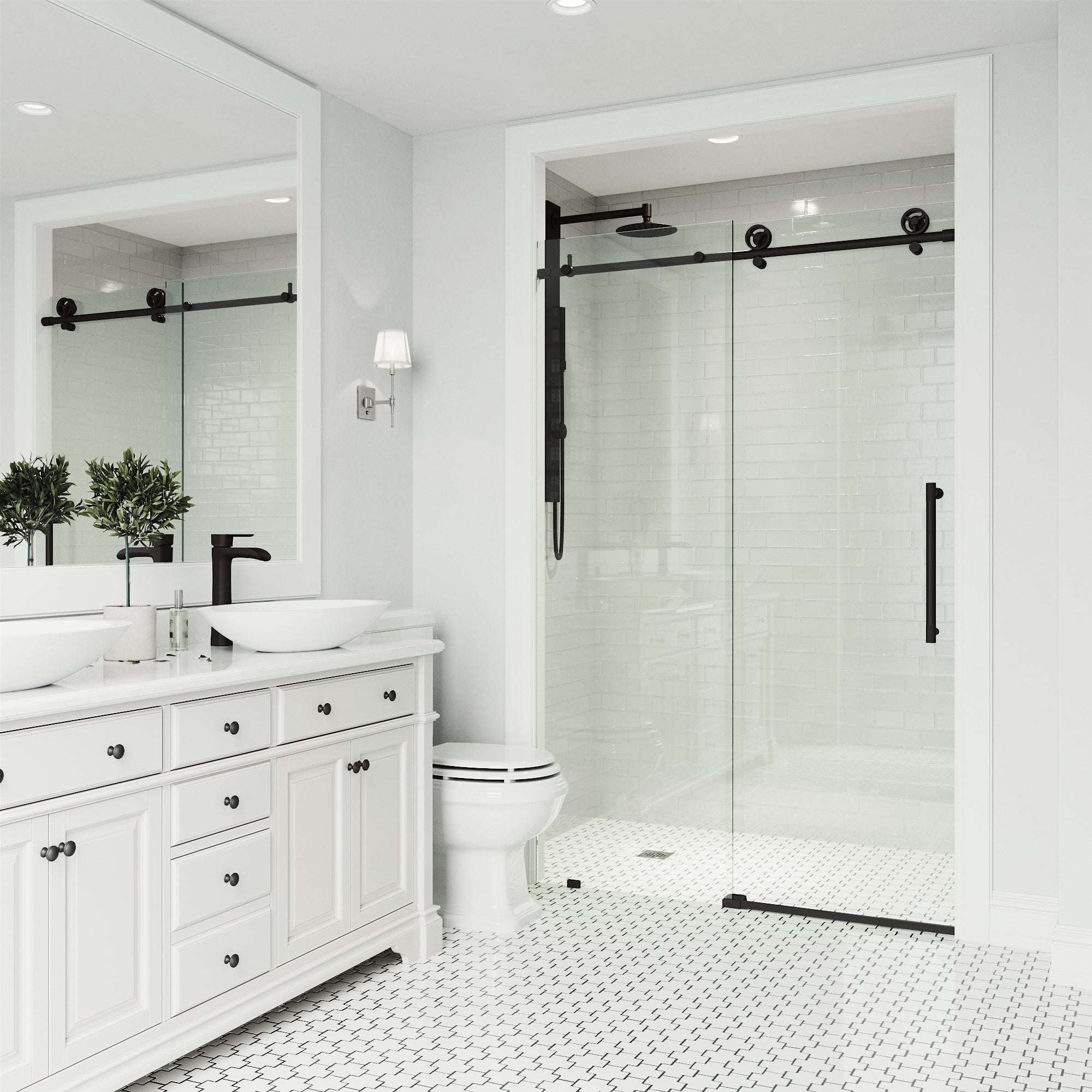 Cass Elan Frameless Sliding Shower Door view 5