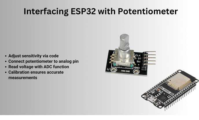 Interfacing Potentiometer with ESP32 using Arduino IDE | ESP32 Tutorial ...